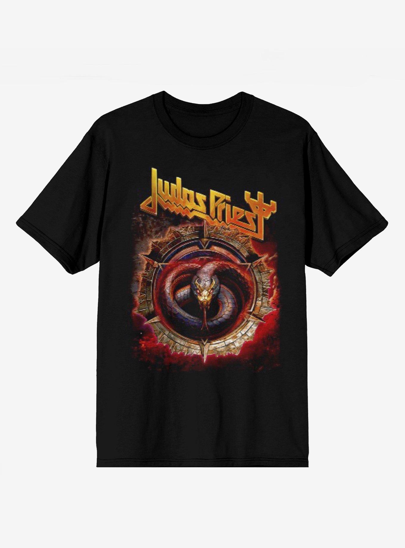 Judas Priest Shield Serpent T-Shirt, , hi-res