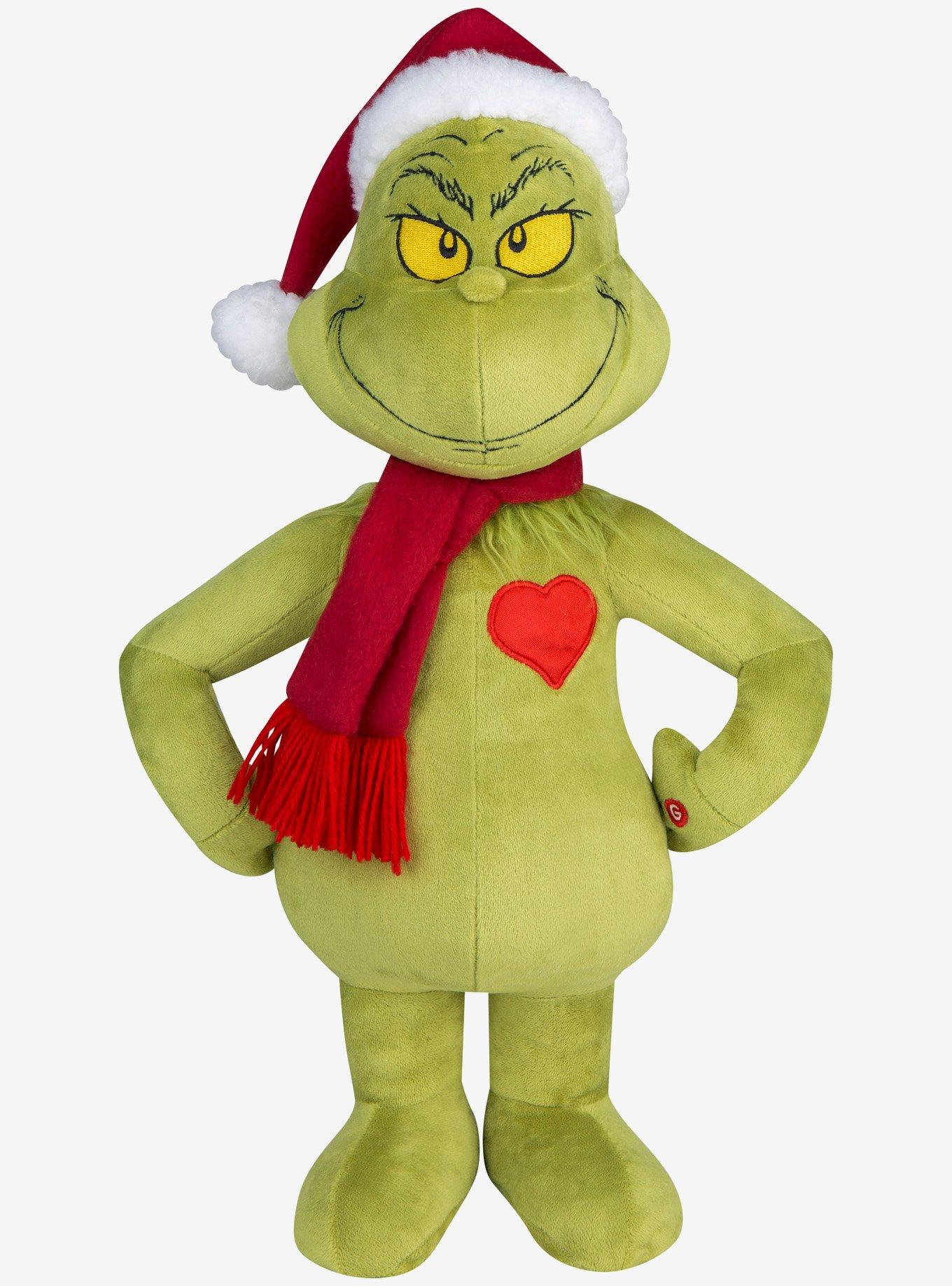 The Grinch with Light Up Heart Holiday Greeter, , hi-res