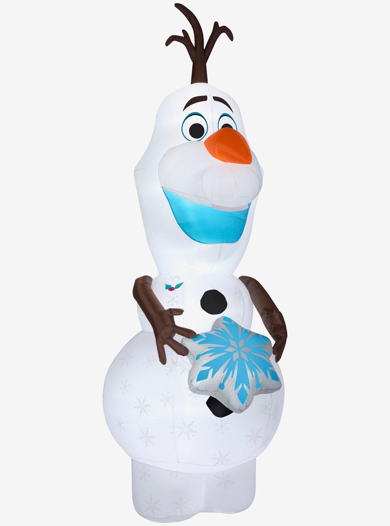 Disney Frozen Olaf with Snowflake Inflatable, , hi-res