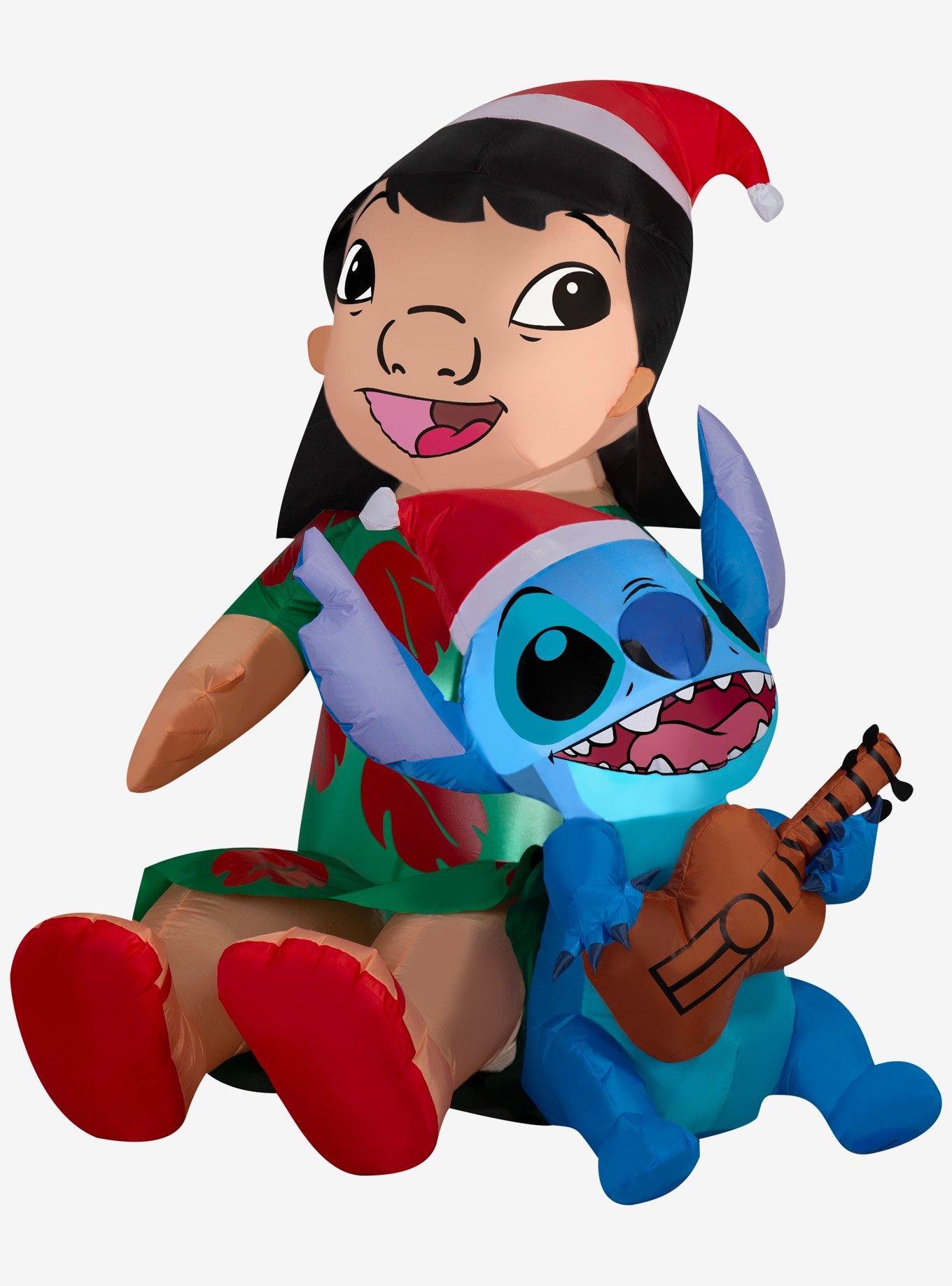 Disney Lilo & Stitch in Santa Hats Airblown, , hi-res