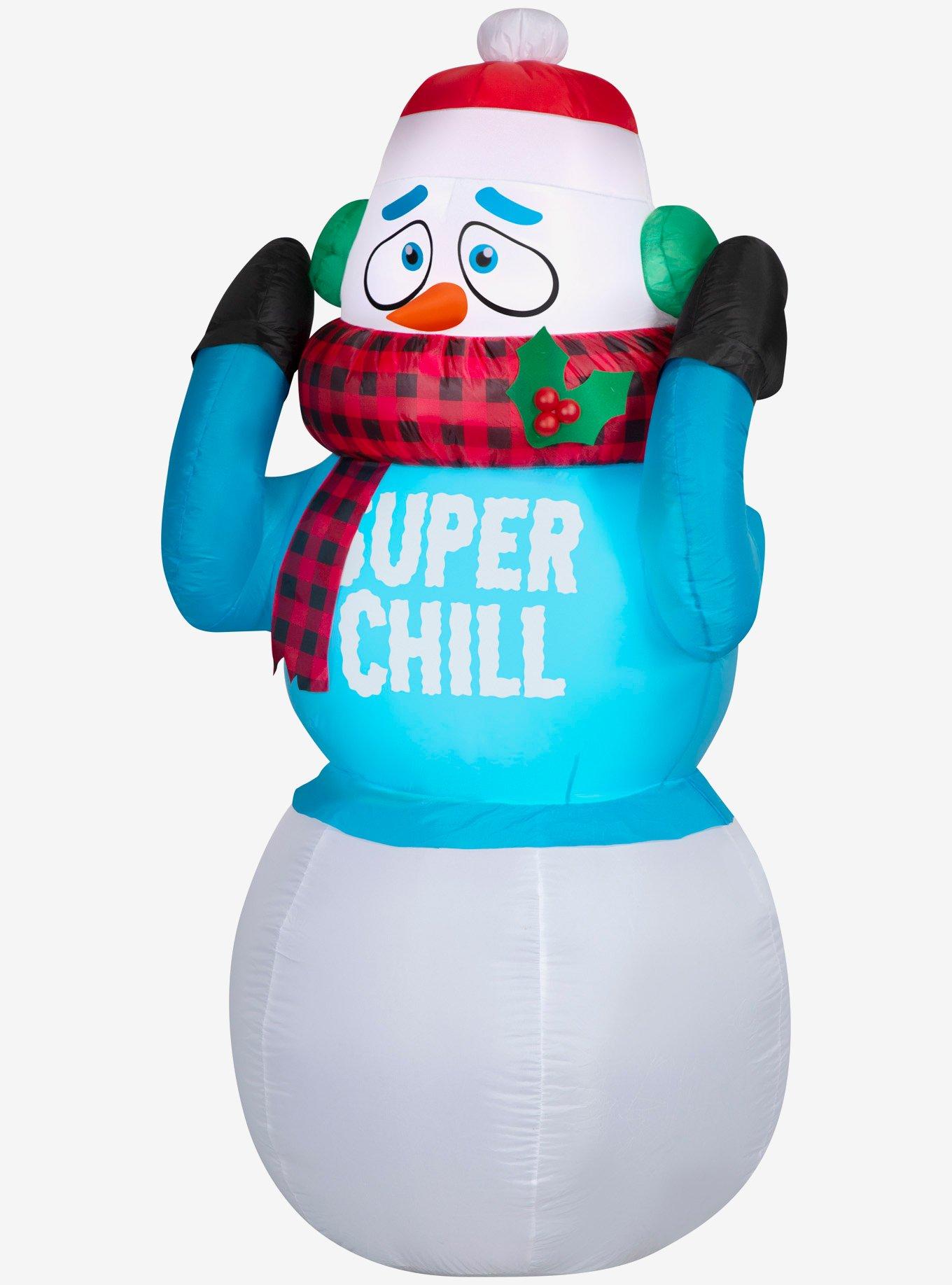 Super Chill Snowman Animated Airblown, , hi-res