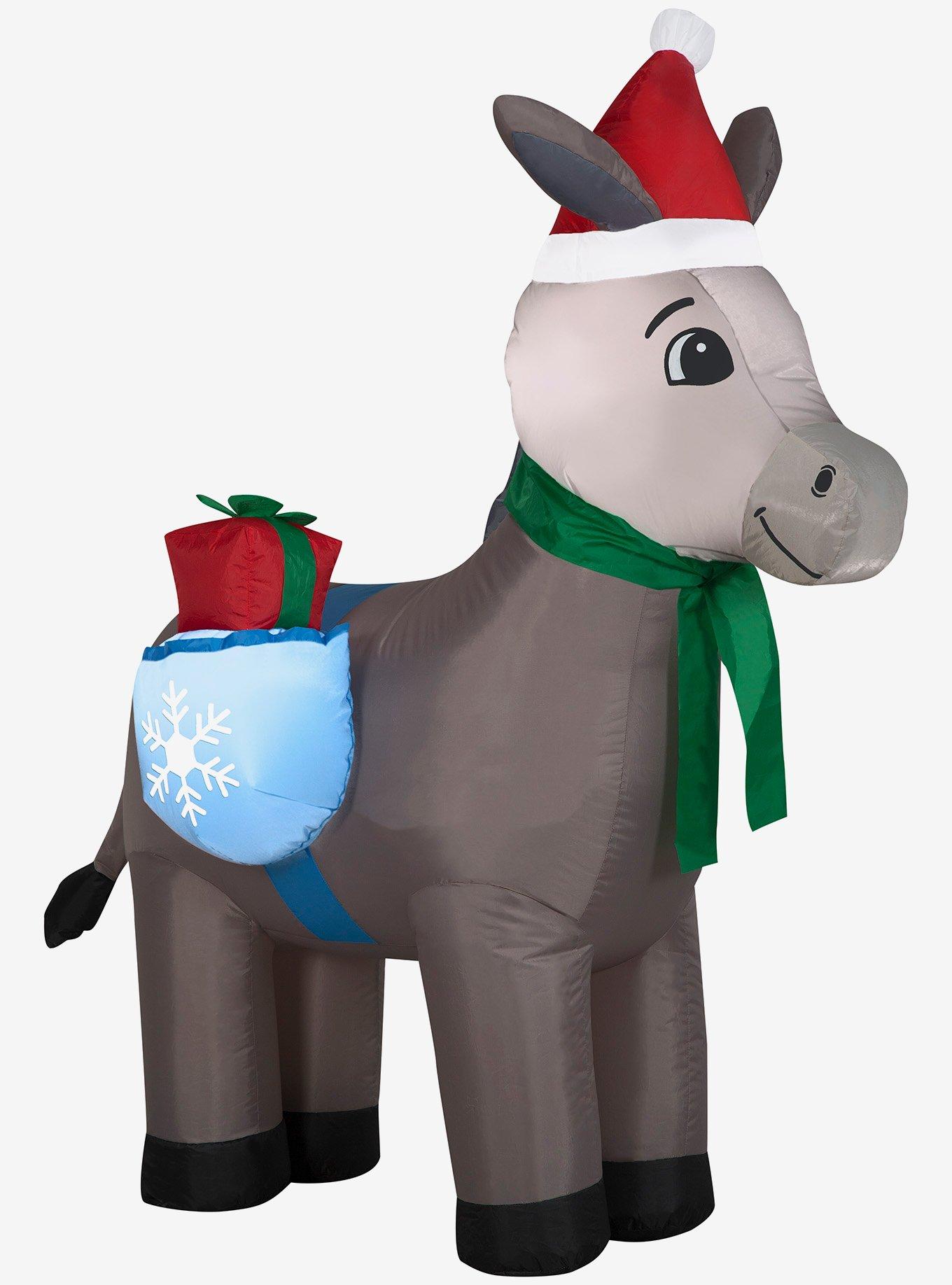 Donkey Christmas Airblown