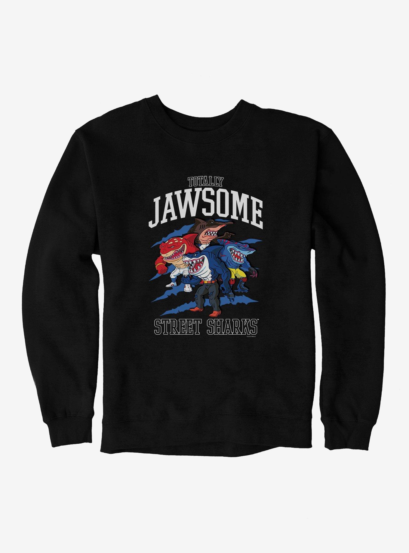 Street Sharks Totally Jawsome Sweatshirt, BLACK, hi-res