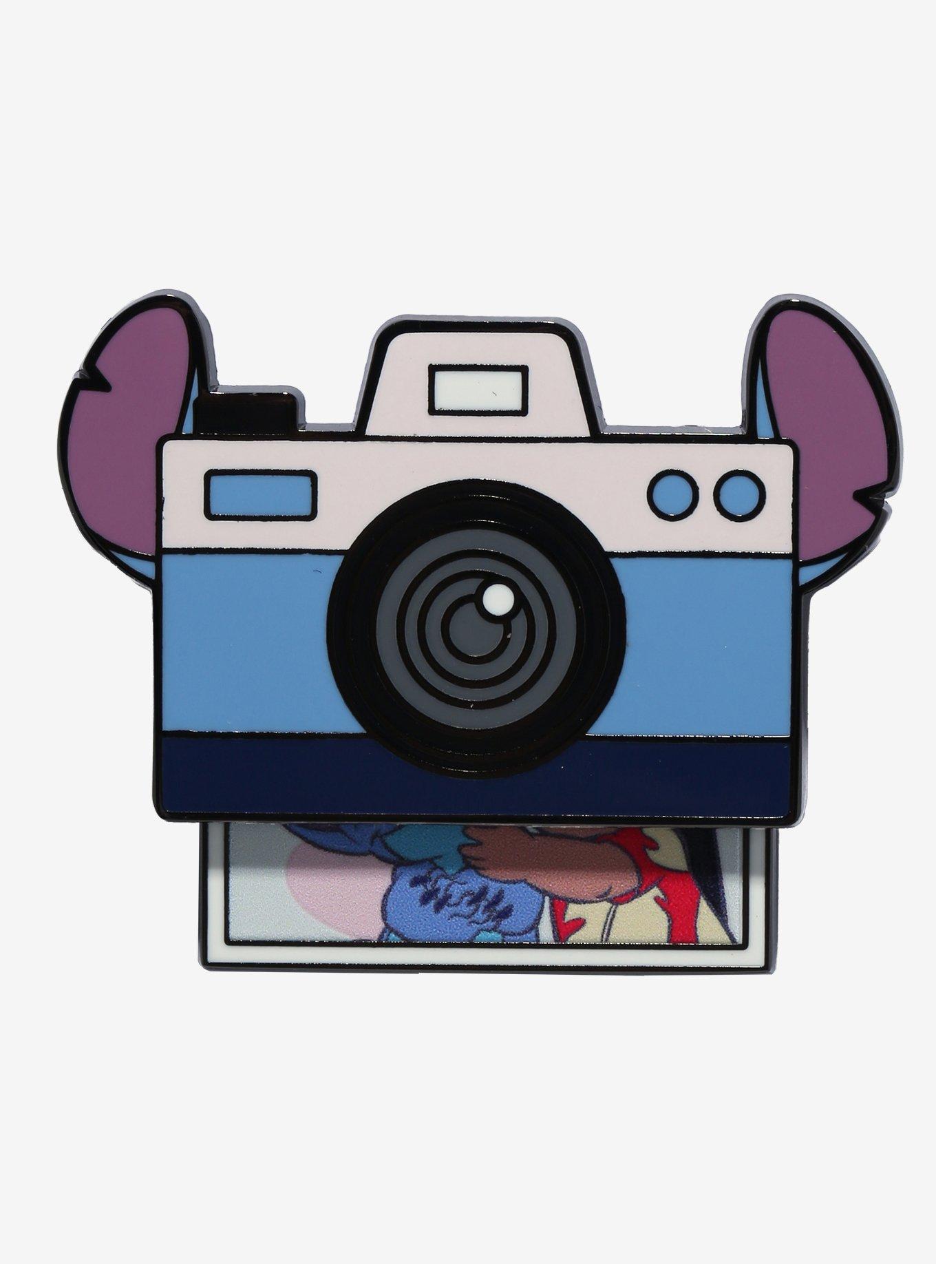 Disney Lilo & Stitch Instant Camera Enamel Pin, , hi-res