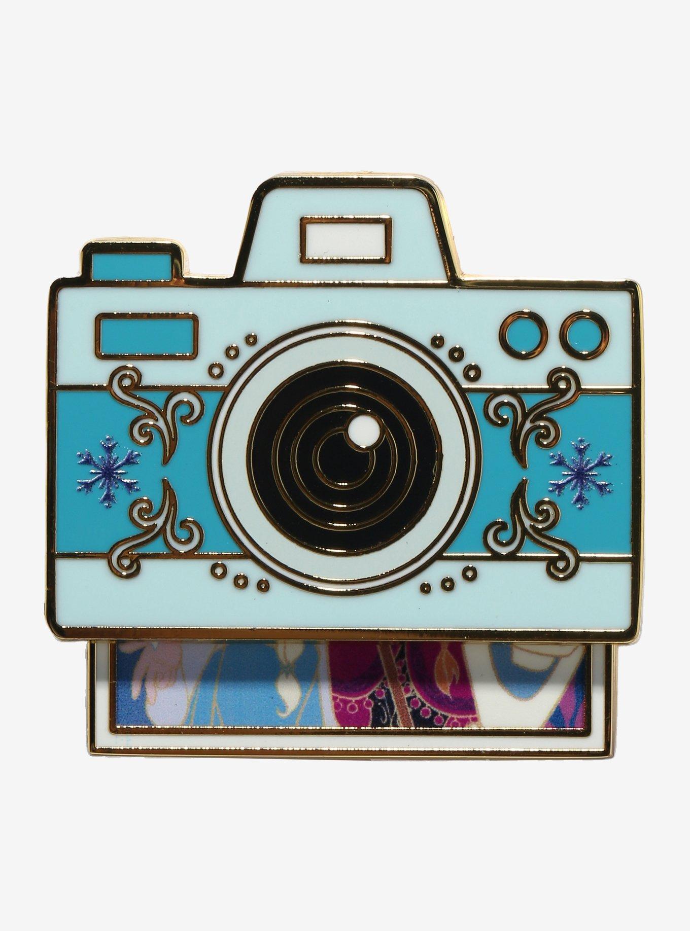 Disney Frozen Anna & Elsa Instant Camera Enamel Pin, , hi-res
