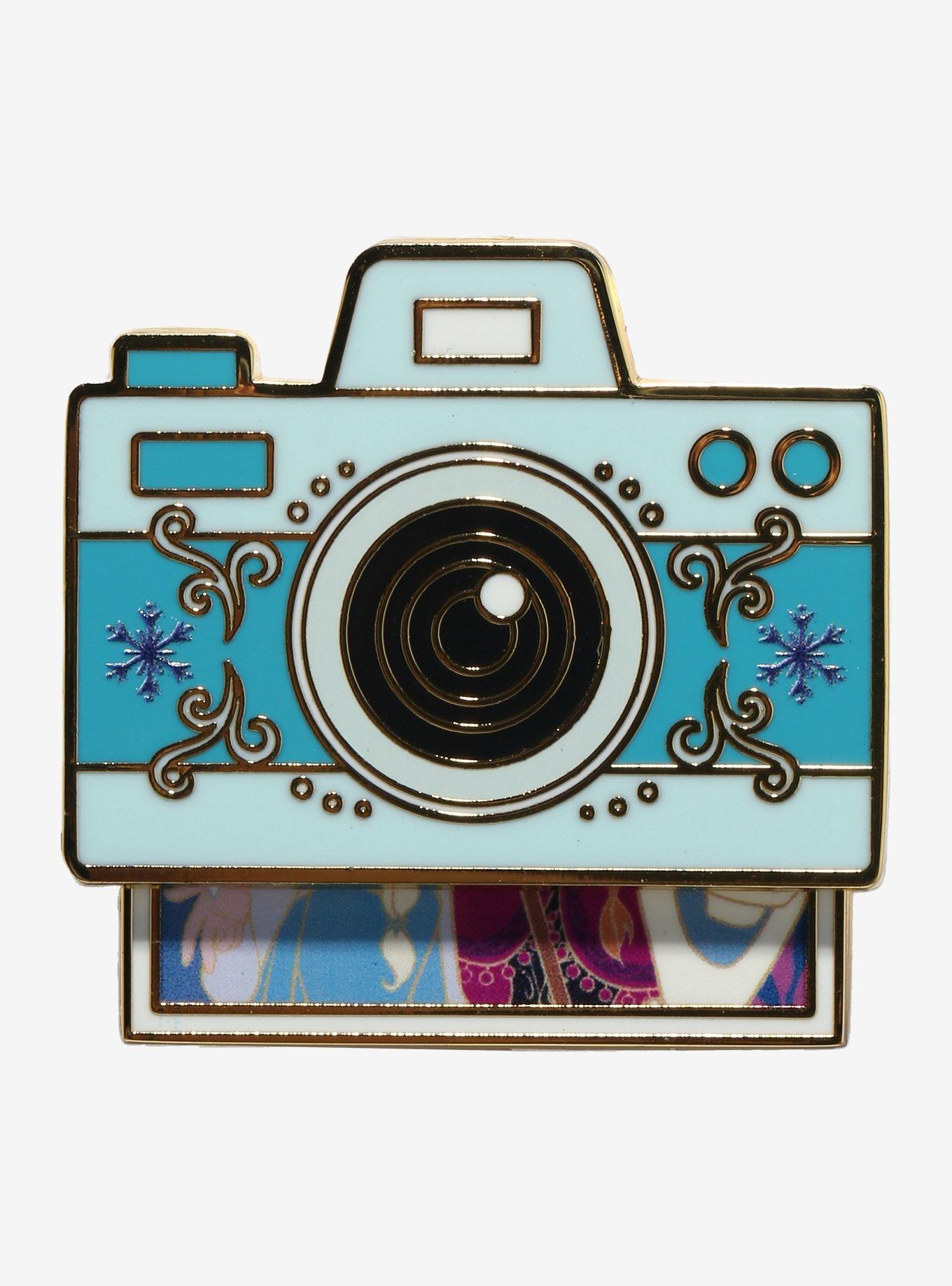 Disney Frozen Anna & Elsa Instant Camera Enamel Pin, , hi-res