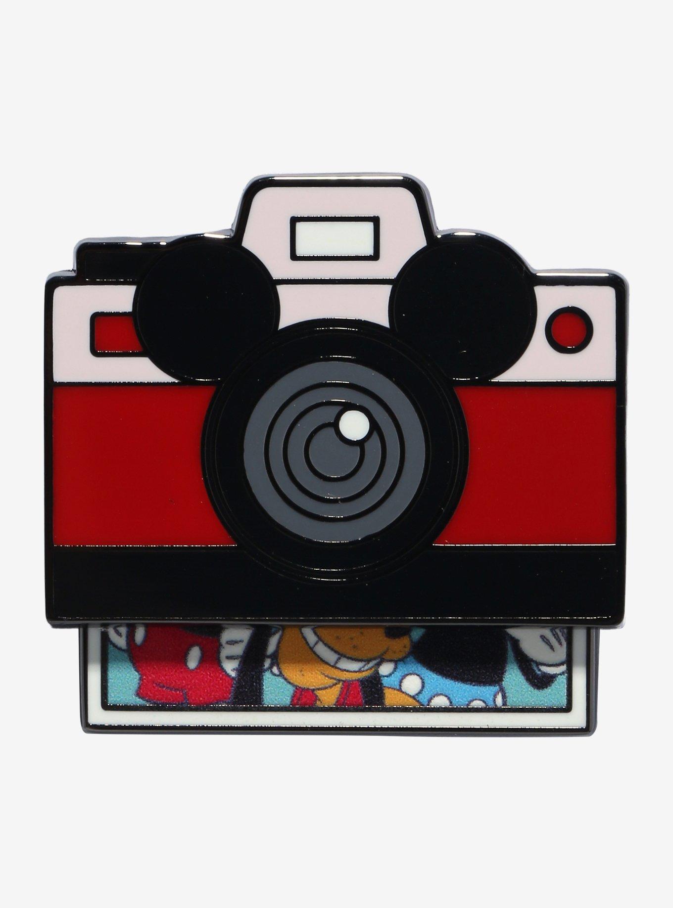 Disney Mickey Mouse Instant Camera Enamel Pin, , hi-res