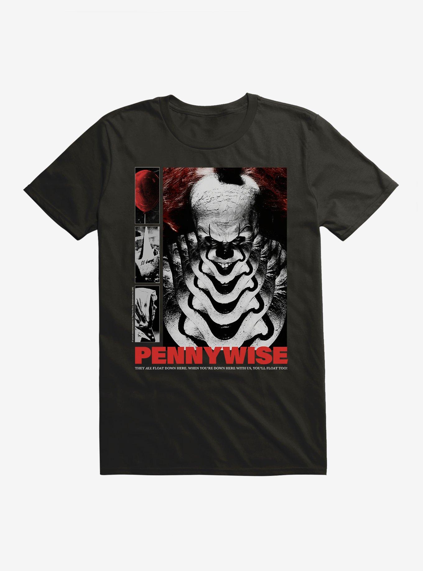 IT Pennywise Reflection T-Shirt, BLACK, hi-res