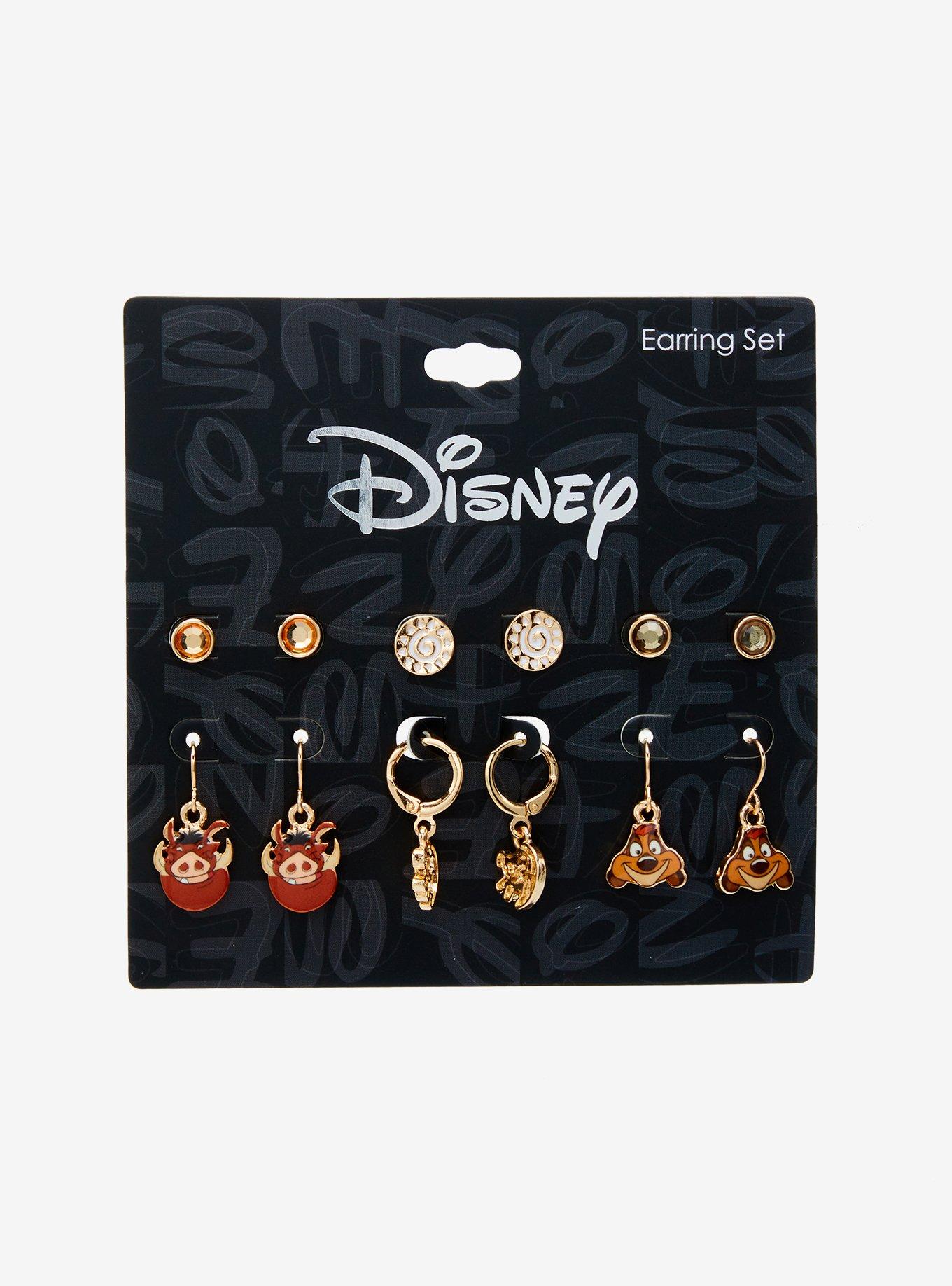 Disney The Lion King Timon & Pumbaa Icons Earring Set, , hi-res