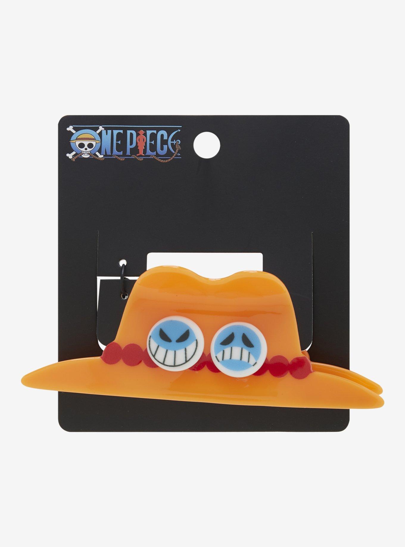 One Piece Portgas D. Ace Hat Figural Claw Clip, , hi-res