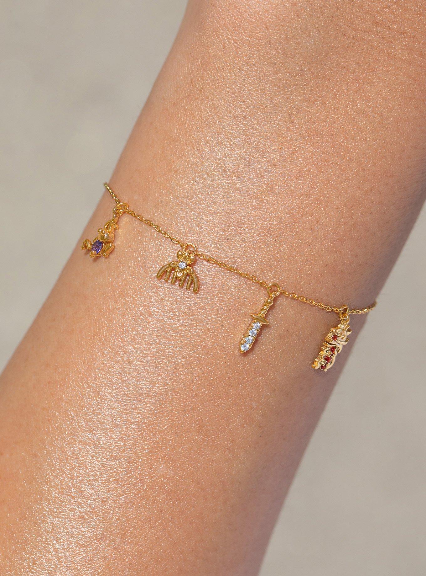 Girls Crew Disney Mulan Charm Bracelet &mdash; BoxLunch Exclusive, , hi-res