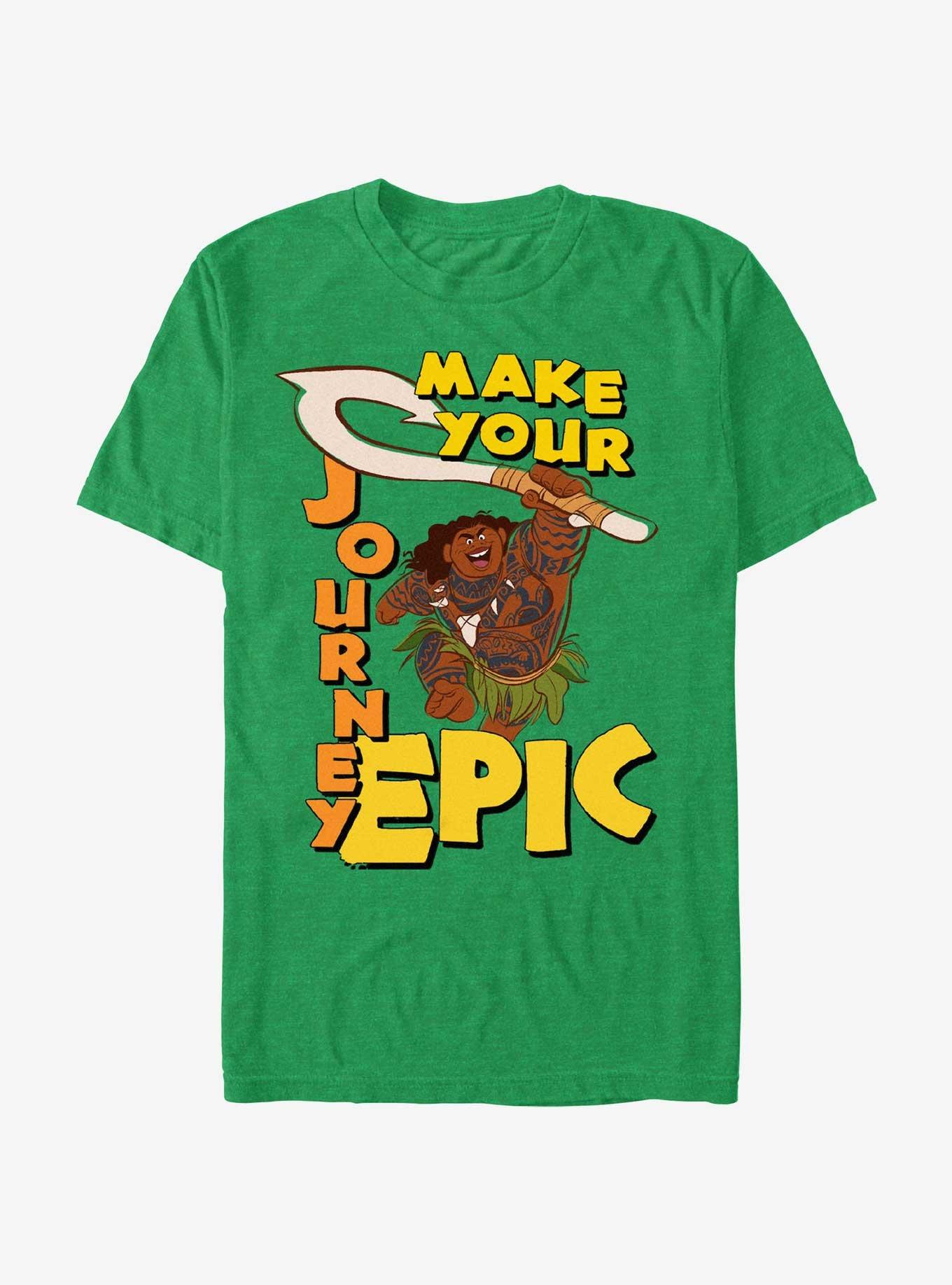Disney Moana Maui Journey T-Shirt, KEL HTR, hi-res