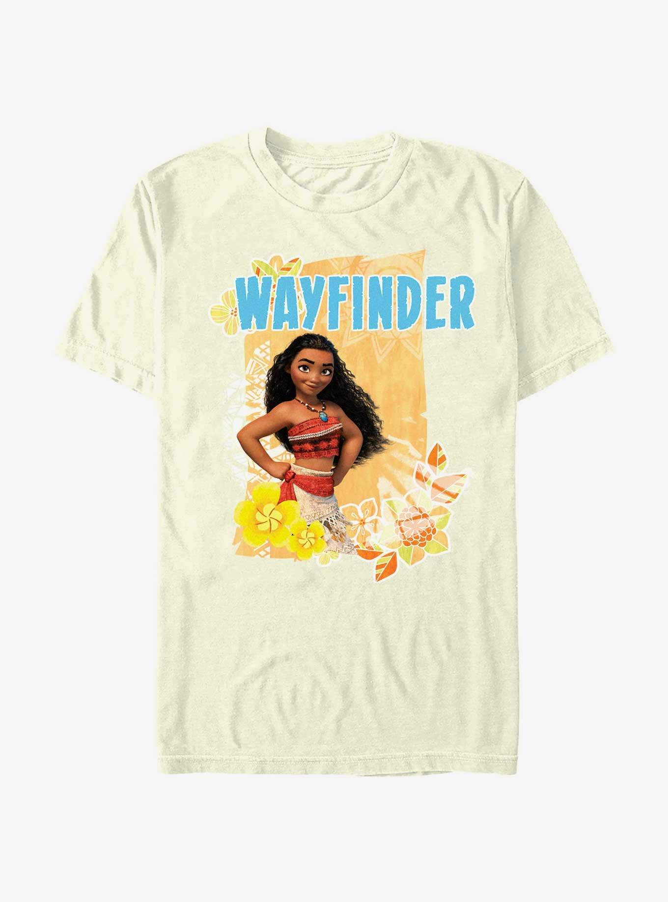 Disney Moana Wayfinder Floral T-Shirt, NATURAL, hi-res