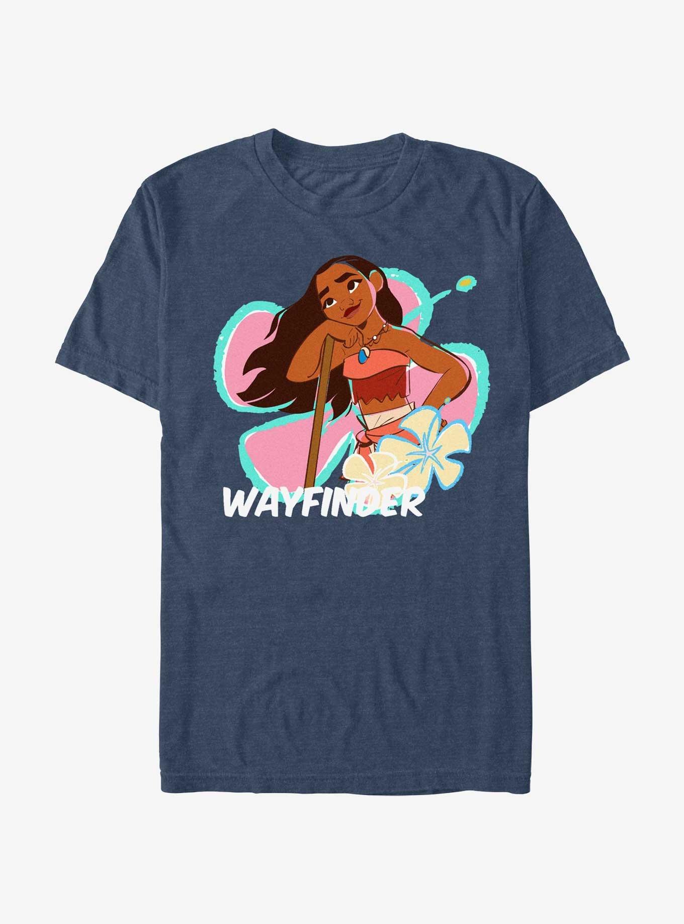 Disney Moana Wayfinder Moana Pose T-Shirt, NAVY HTR, hi-res