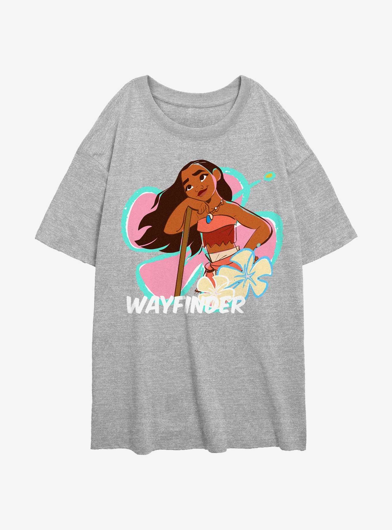 Disney Moana Wayfinder Moana Pose Girls Oversized T-Shirt, , hi-res