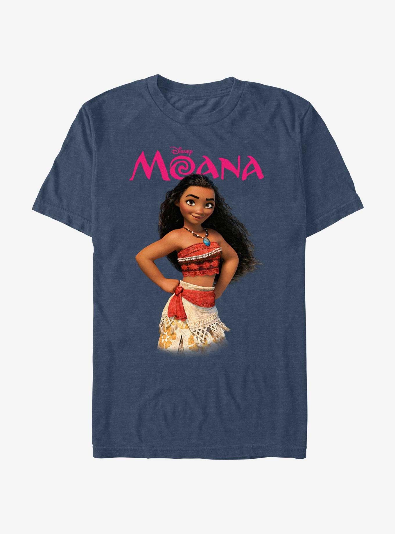 Disney Moana Cute Pose T-Shirt, NAVY HTR, hi-res