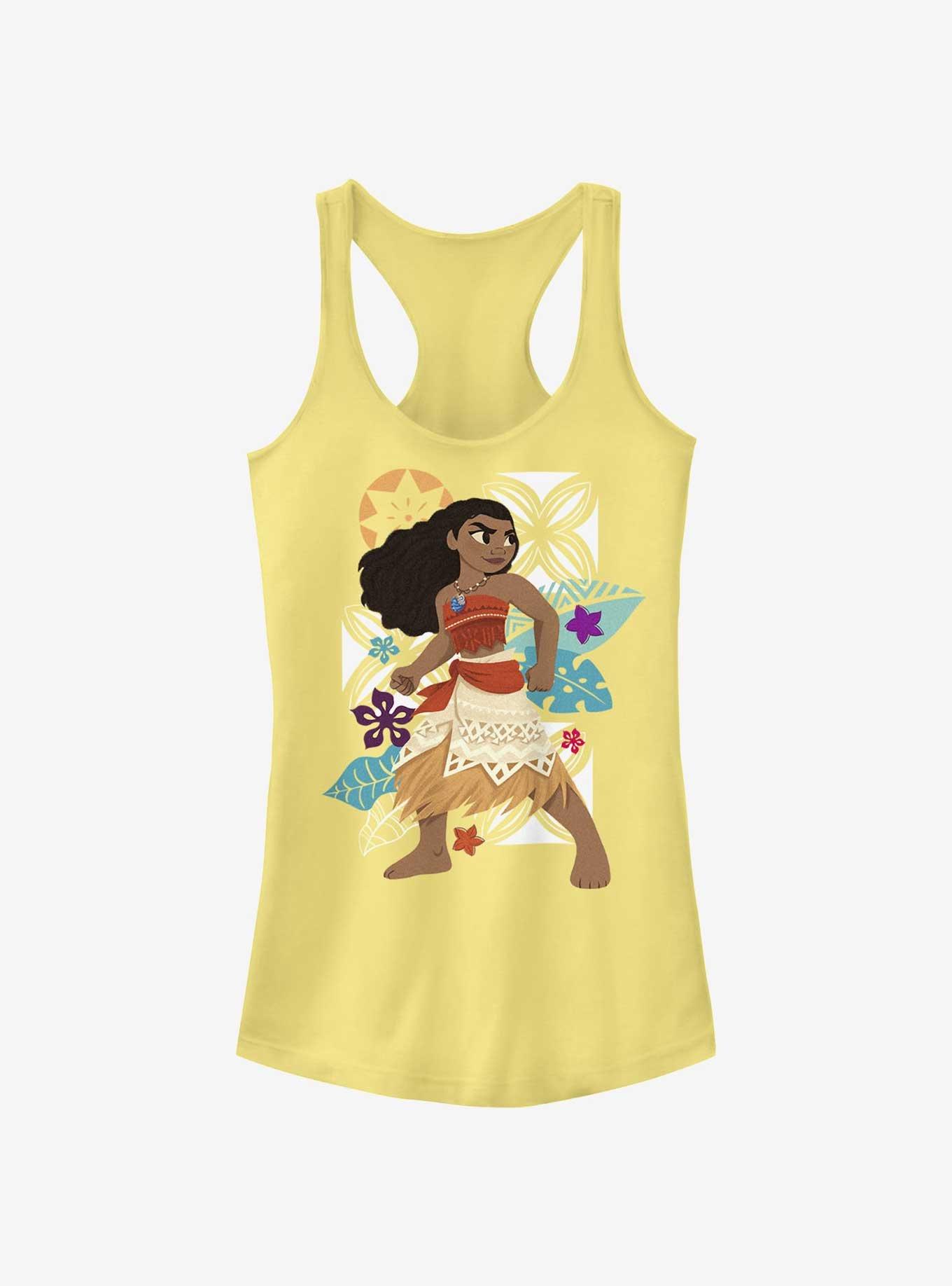 Disney Moana Flower Pose Girls Tank, , hi-res