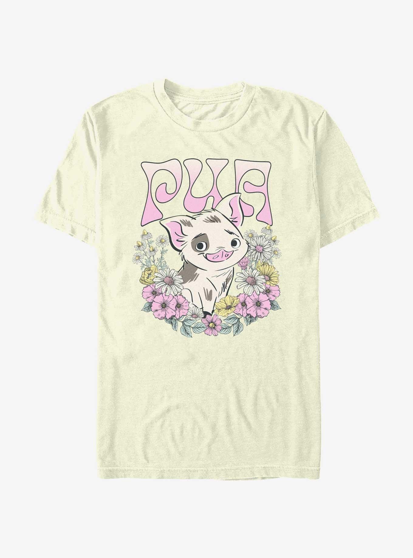 Disney Moana Pua Floral Wreath T-Shirt, , hi-res