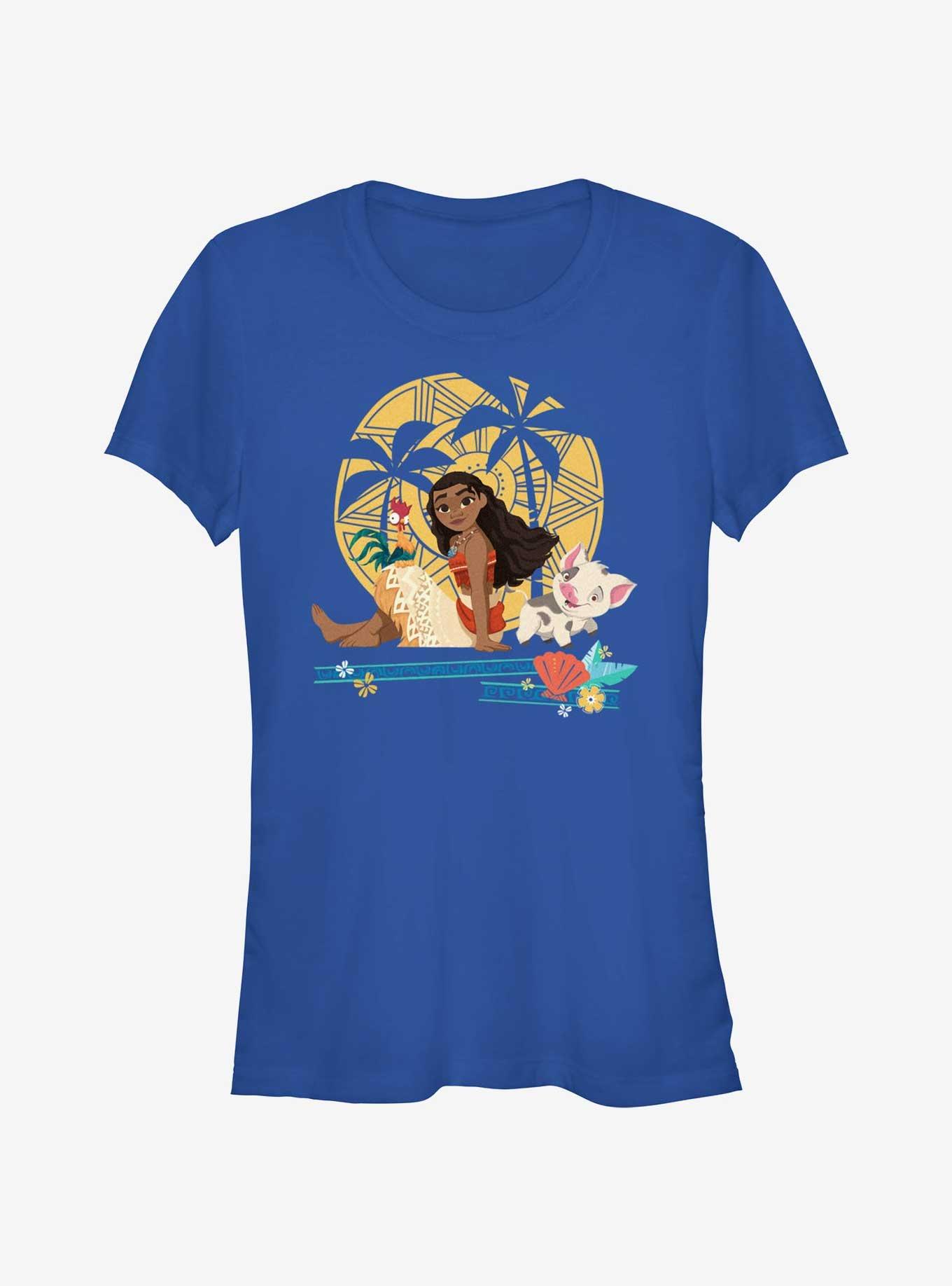 Disney Moana Sunset Friends Girls T-Shirt, ROYAL, hi-res