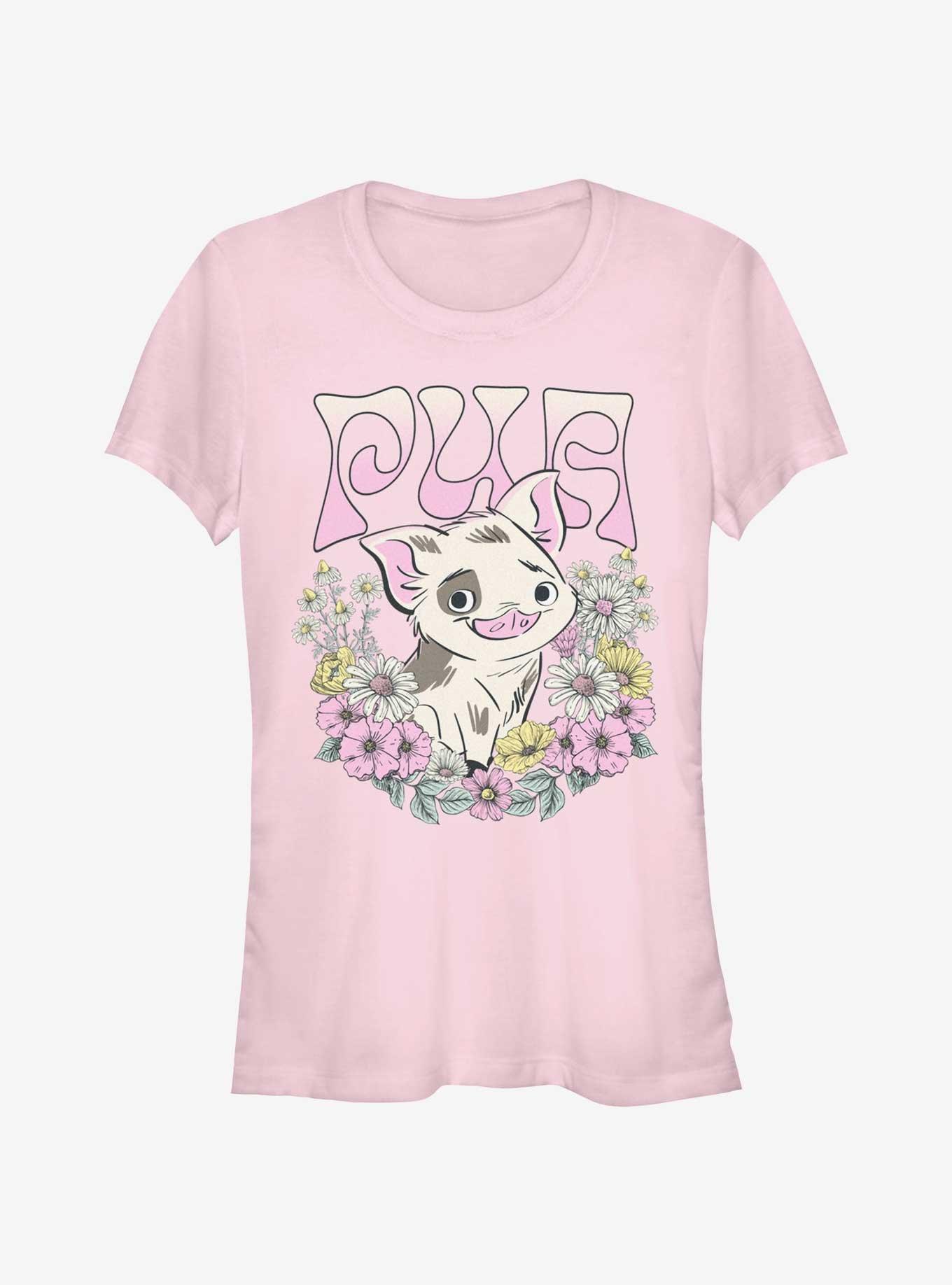 Disney Moana Pua Floral Wreath Girls T-Shirt, , hi-res