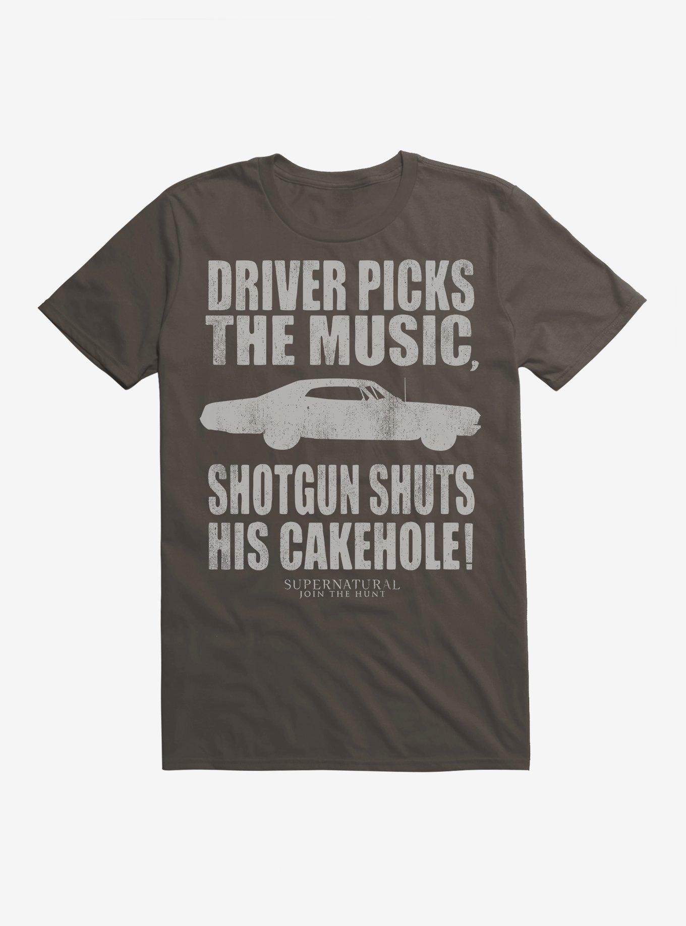 Supernatural Driver Picks The Music T-Shirt