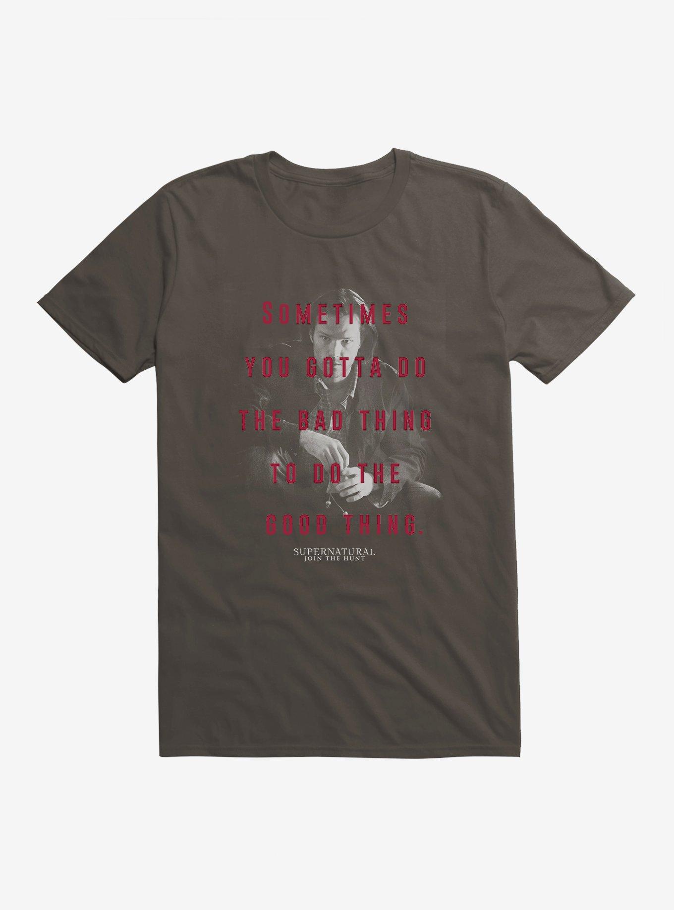 Supernatural Do Bad To Do Good T-Shirt