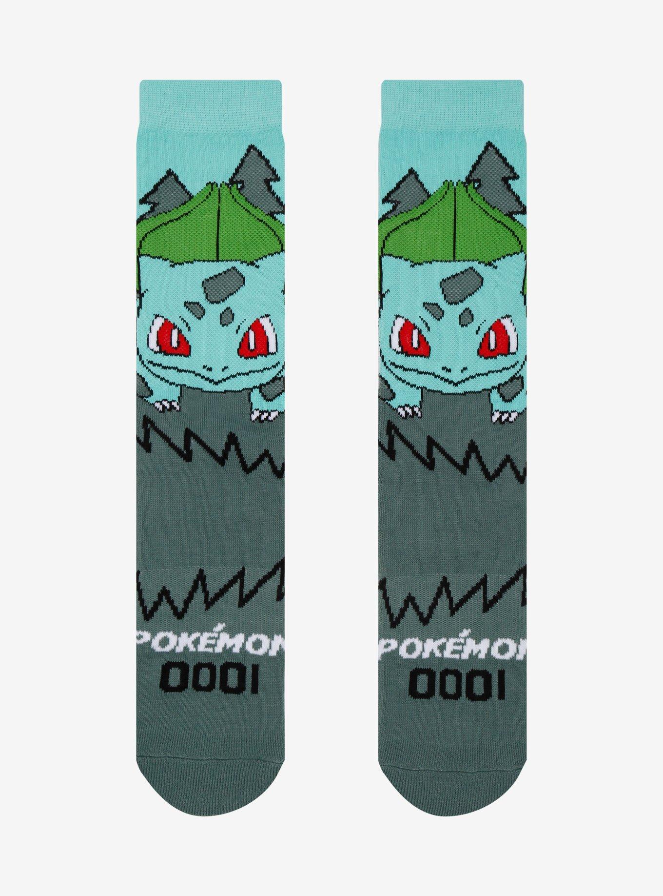 Pokémon Bulbasaur Scenic Crew Socks, , hi-res