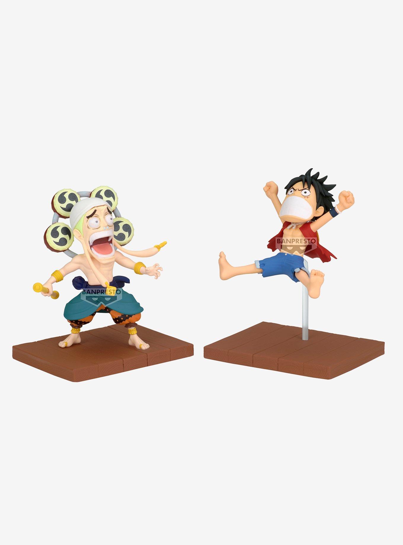 Banpresto One Piece World Collectable Figure Log Stories Monkey D. Luffy & Enel Figure Set, , hi-res