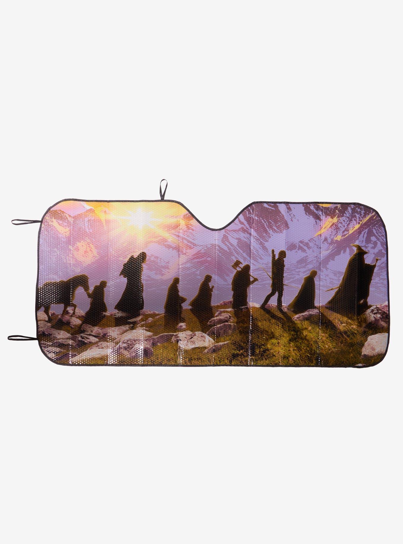 The Lord of The Rings Fellowship Walking Silhouettes Car Sunshade, , hi-res