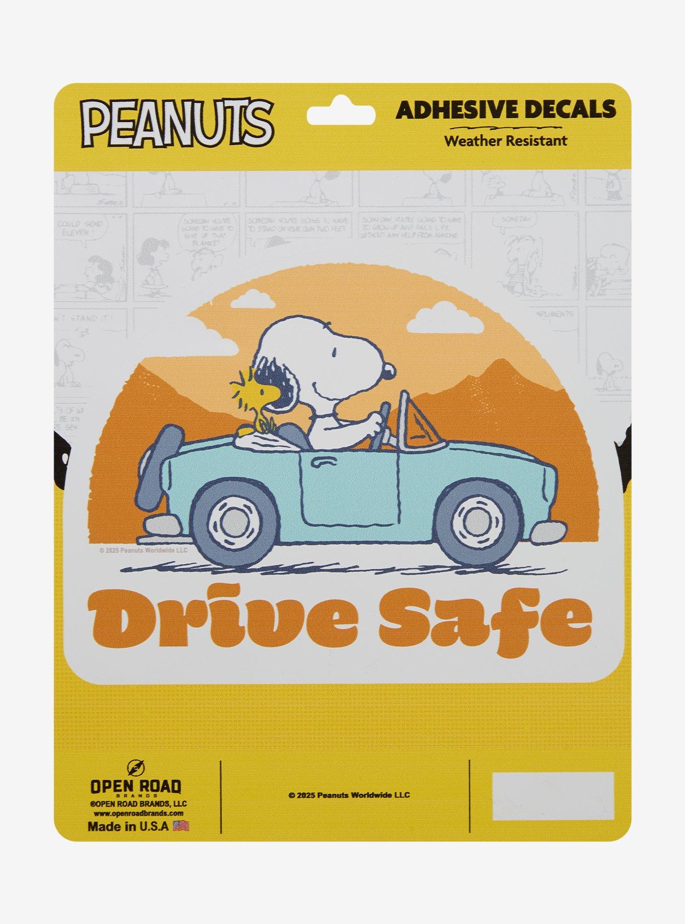 Peanuts Snoopy Drive Safe Auto Decal BoxLunch