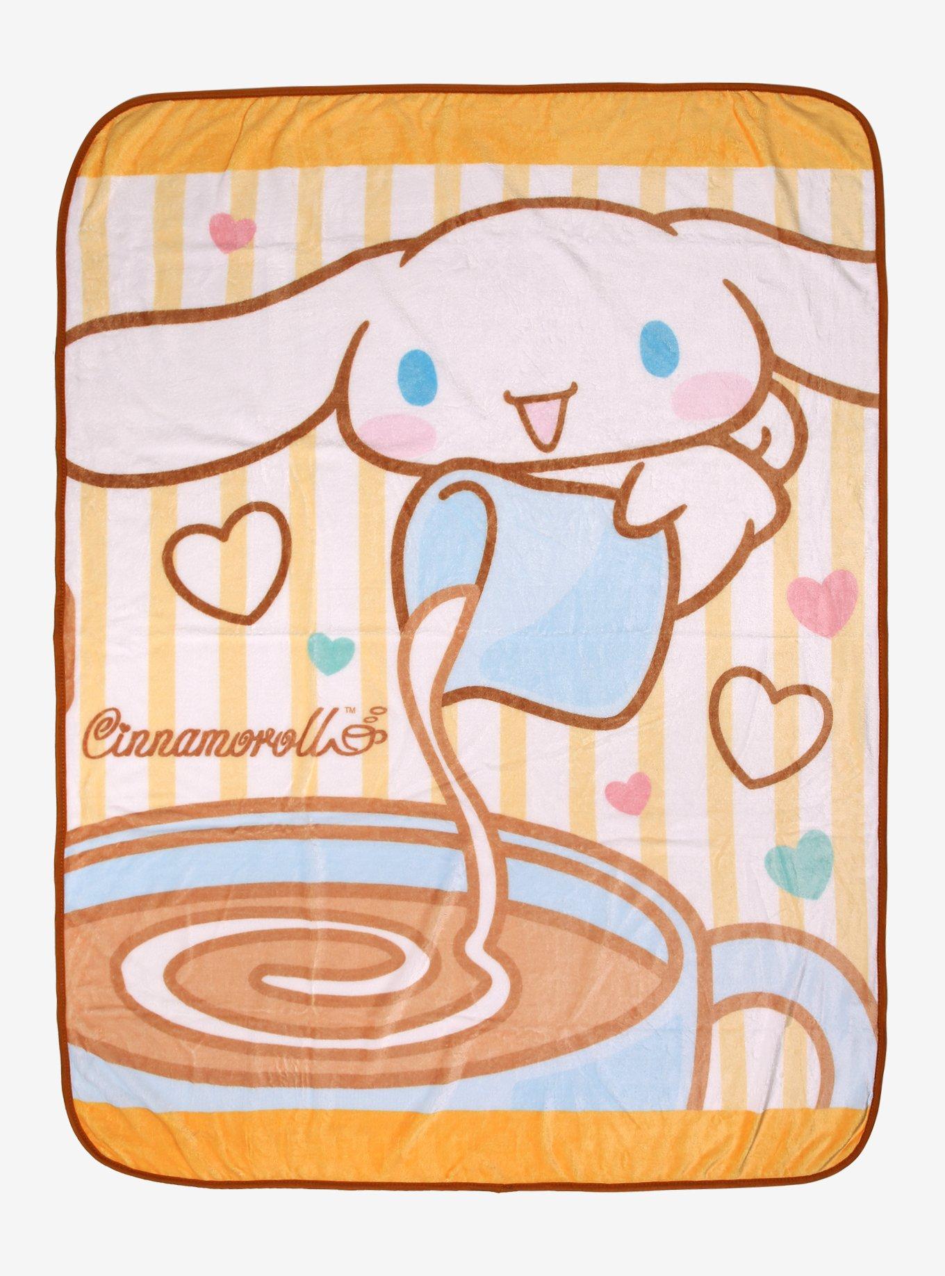 Sanrio Cinnamoroll Latte Fleece Throw, , hi-res