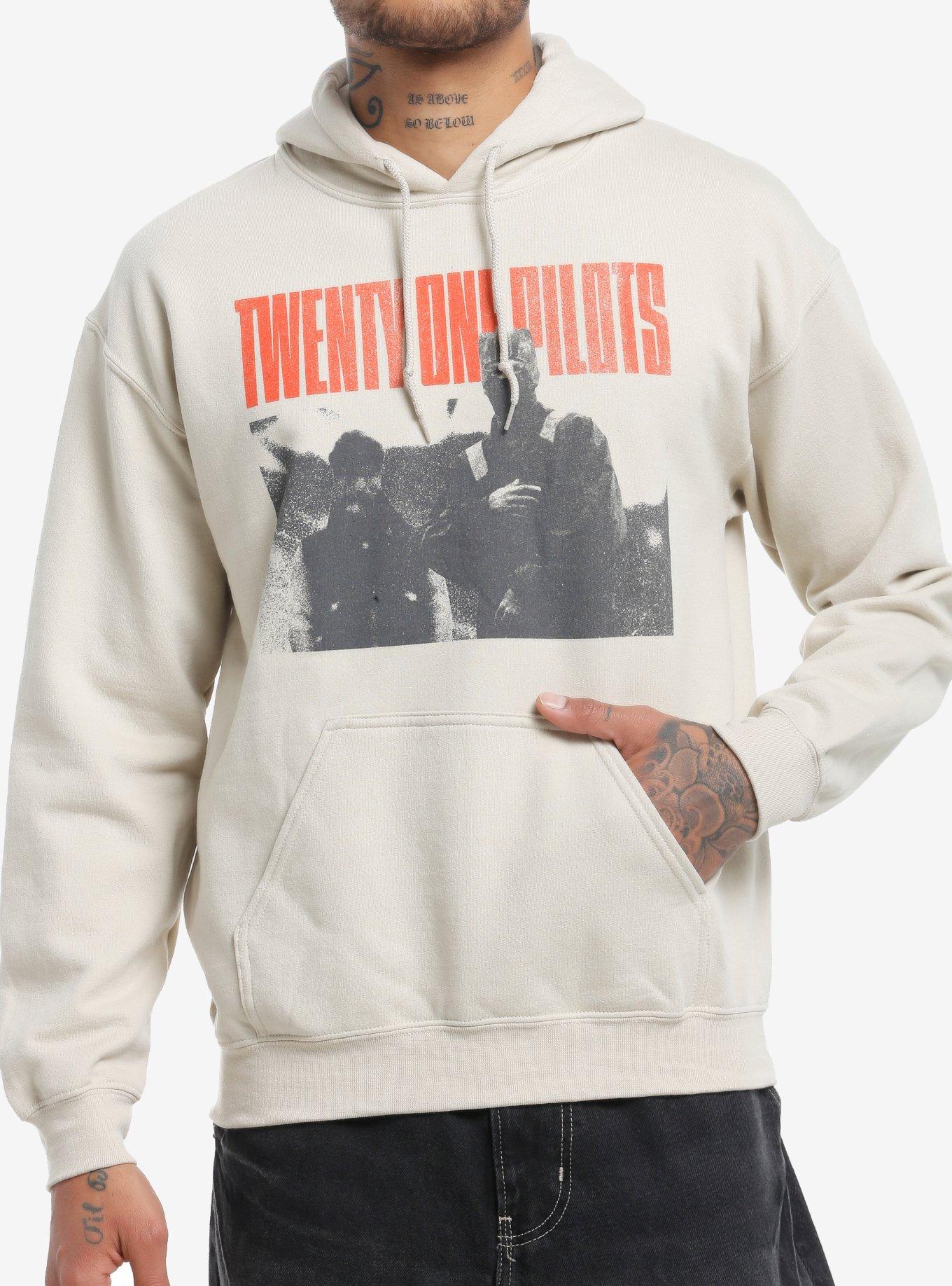 Twenty One Pilots Album Cover Photo Hoodie, SAND, hi-res