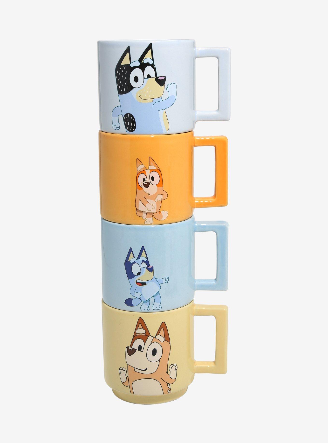Bluey Heeler Family Stacking Mug Set BoxLunch Exclusive BoxLunch
