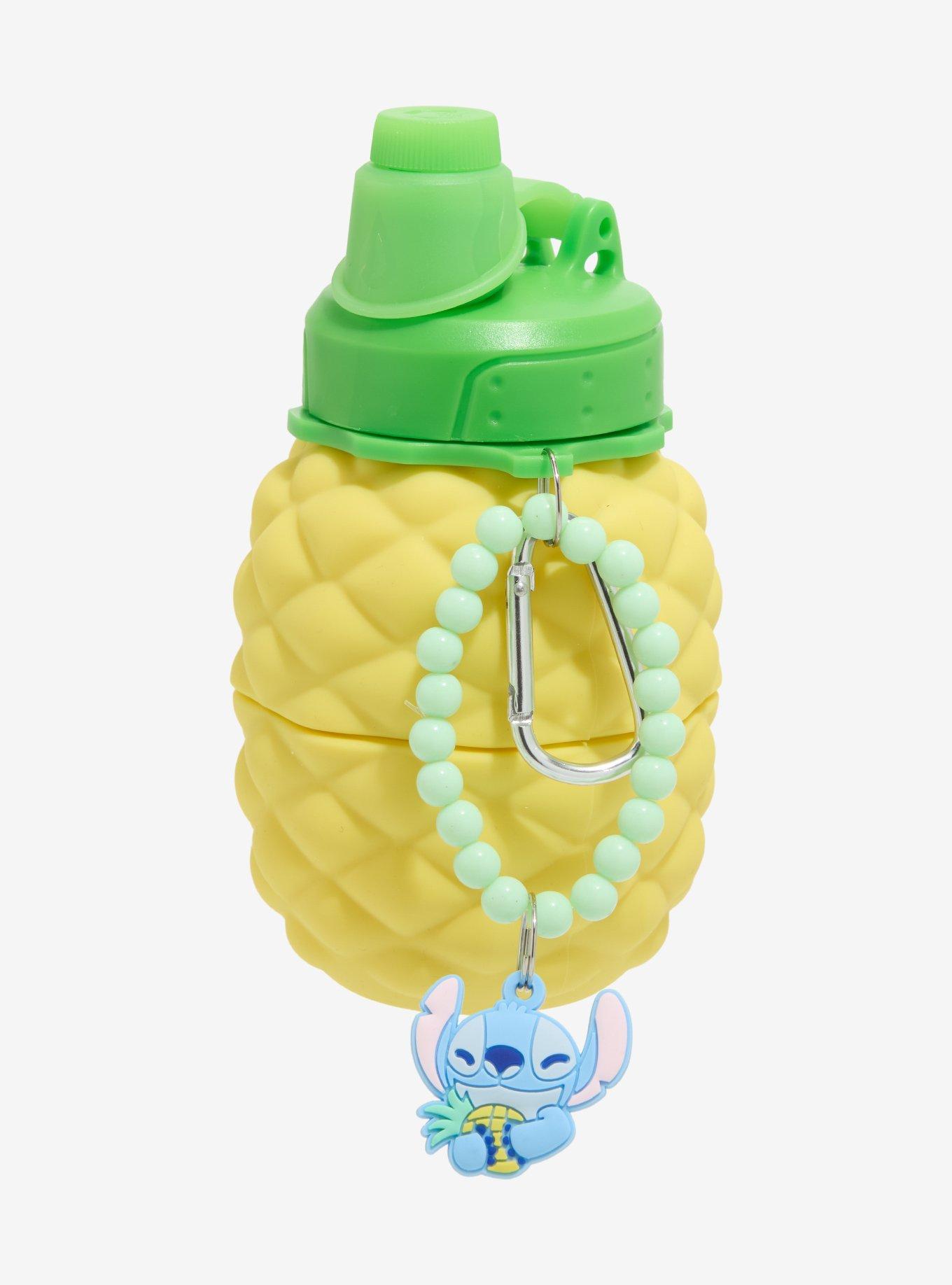 Disney Lilo & Stitch Figural Pineapple Collapsible Water Bottle - BoxLunch Exclusive, , hi-res