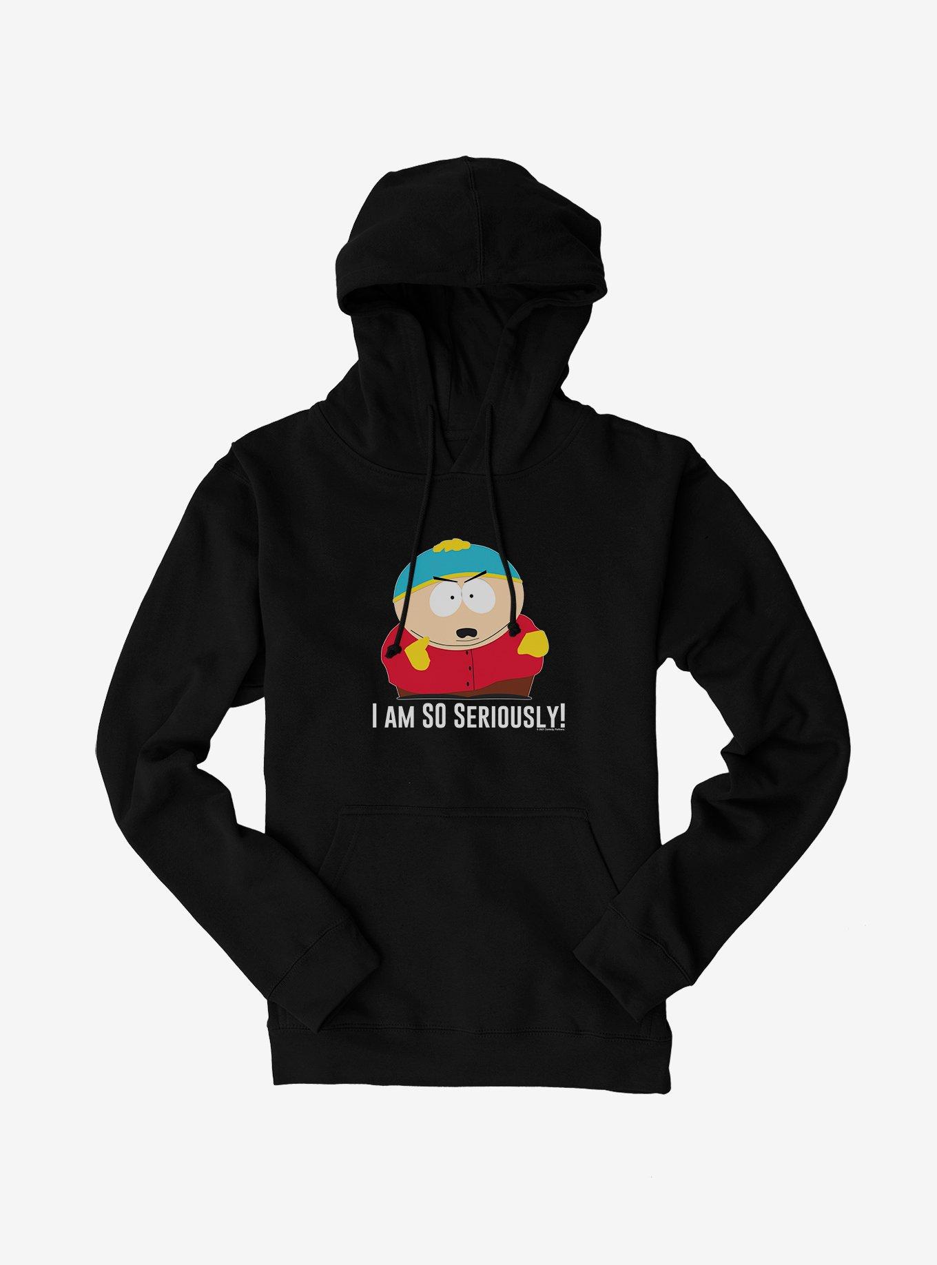 South Park Cartman I Am SO Seriously! Hoodie, BLACK, hi-res