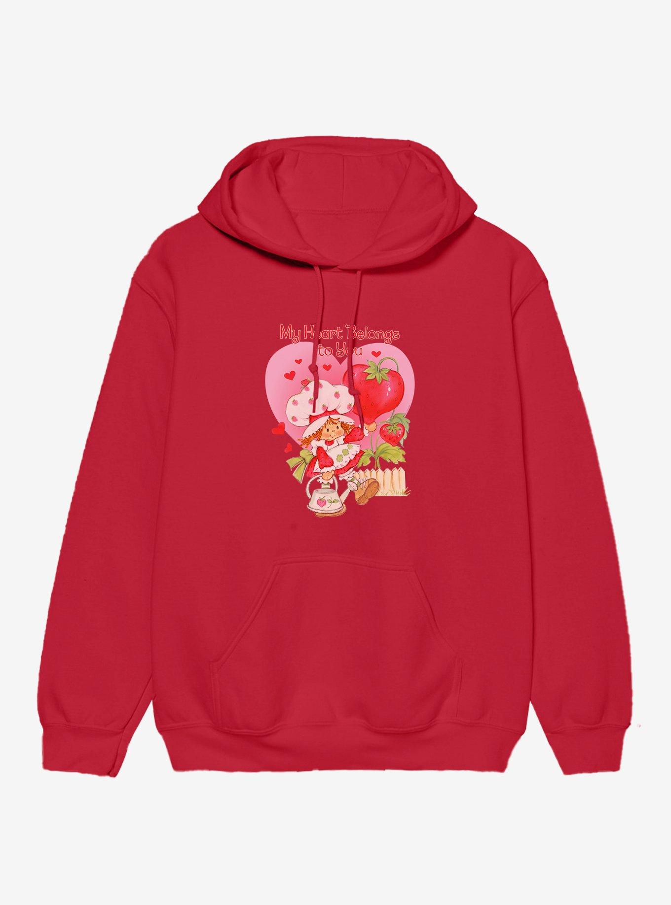 Strawberry Shortcake My Heart Hoodie, RED, hi-res