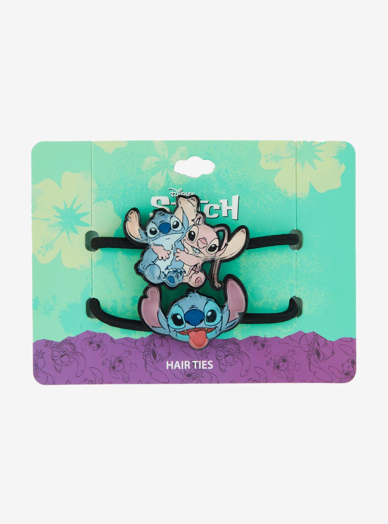 Disney Lilo & Stitch Angel & Stitch Hair Tie Set, , hi-res