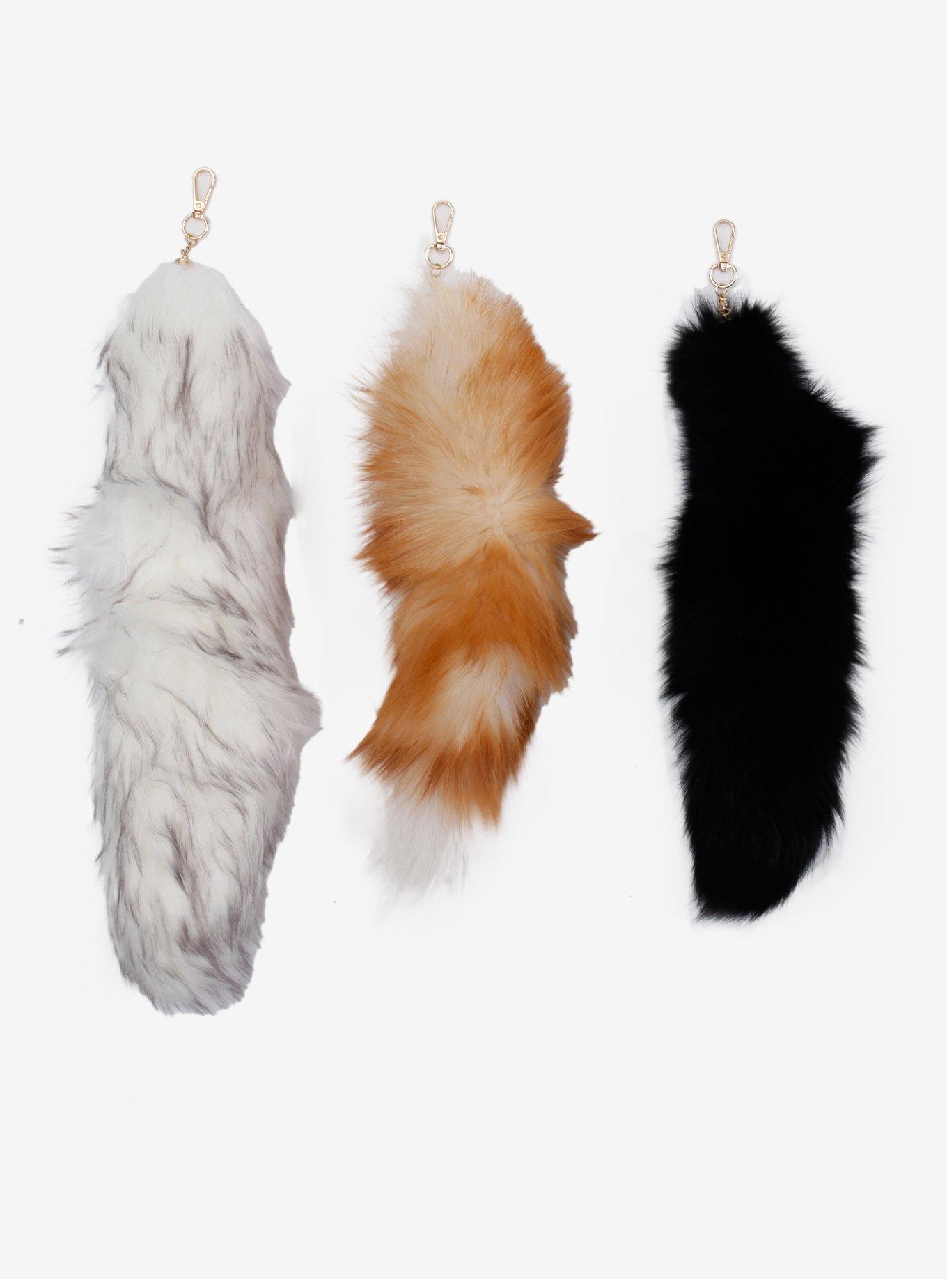 Faux Tail Assorted Blind Key Chain, , hi-res