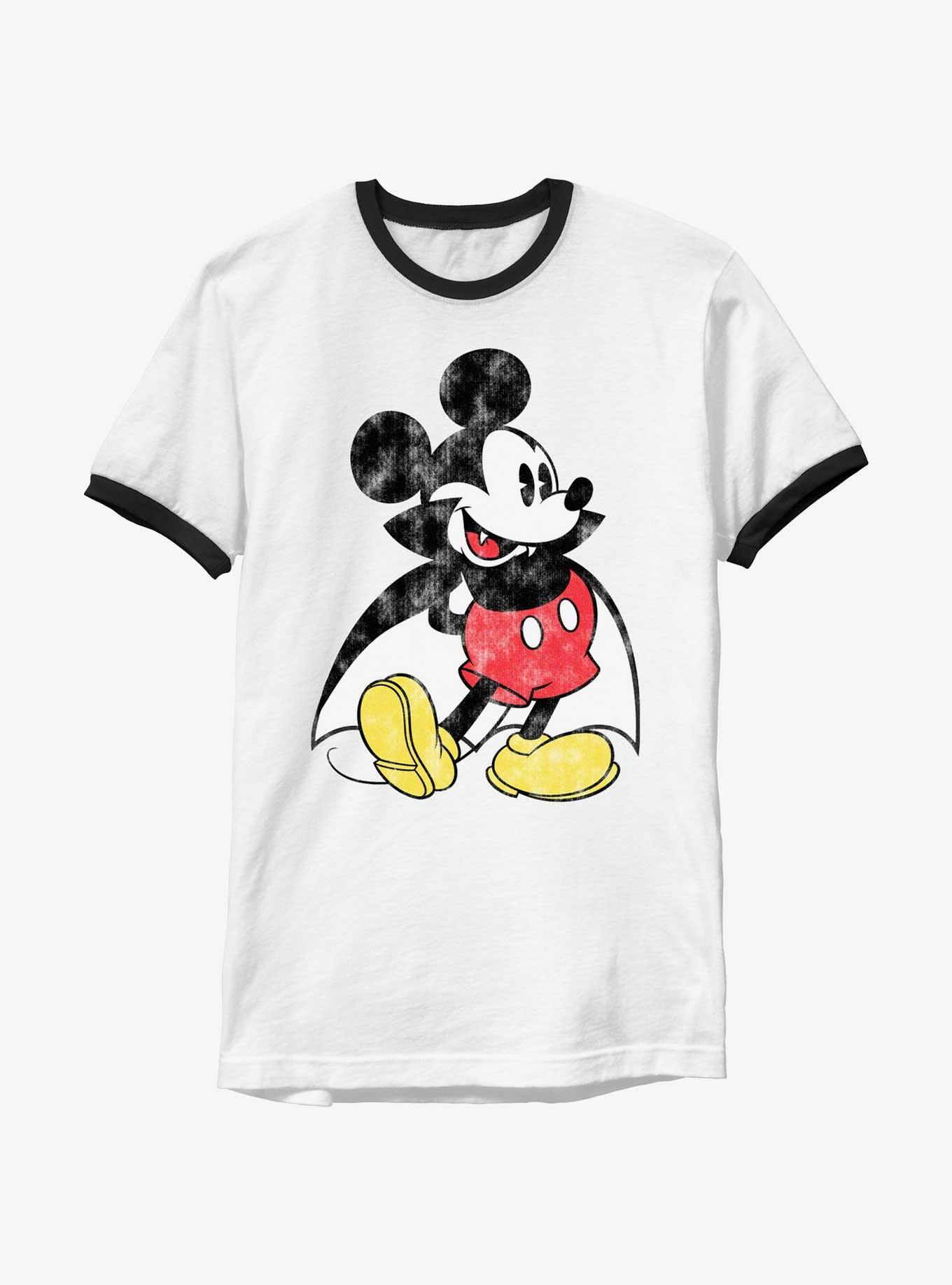 Disney Mickey Mouse Standing Vampire Ringer T-Shirt, , hi-res