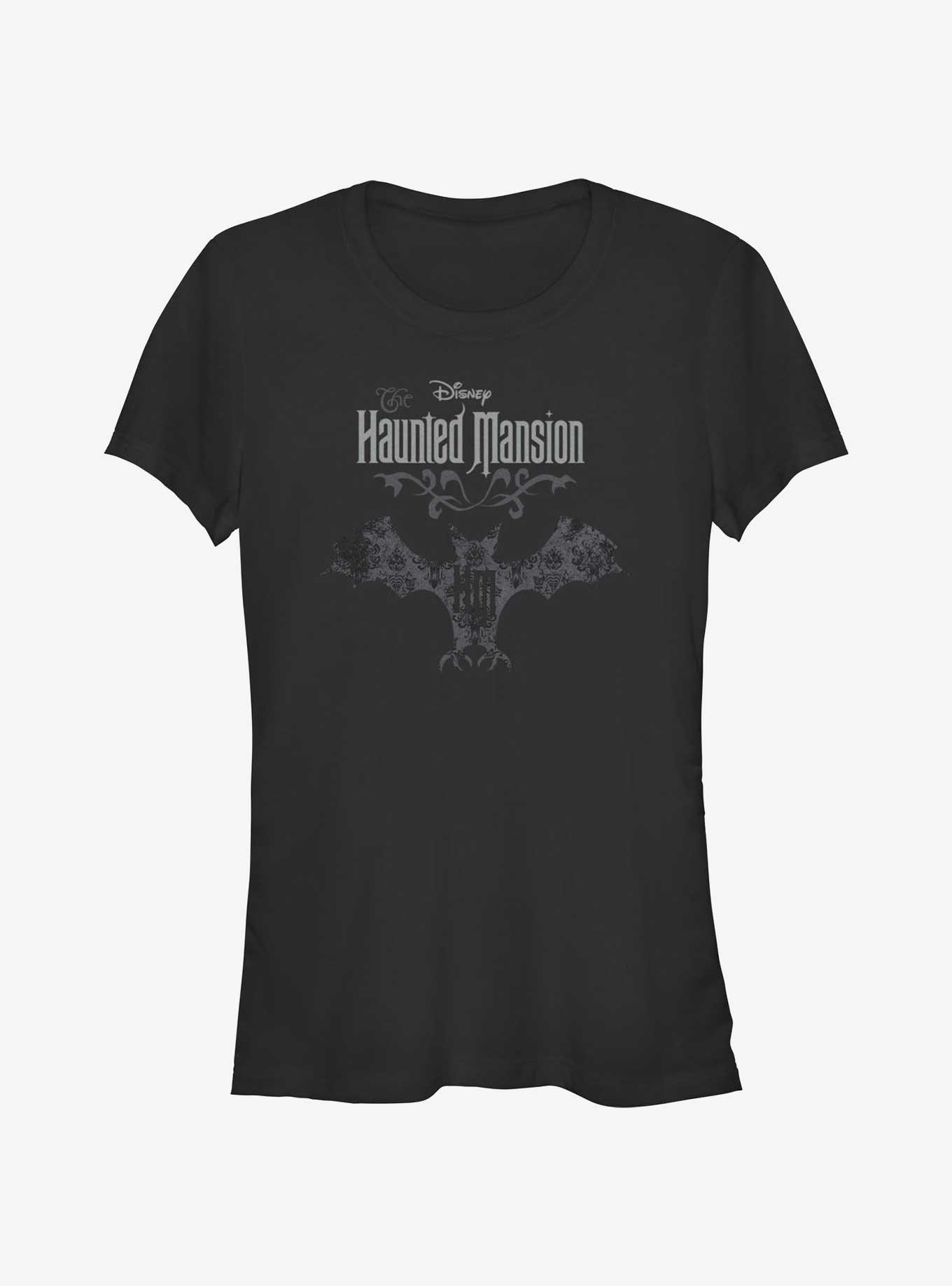 Disney The Haunted Mansion Bat Logo Girls T-Shirt