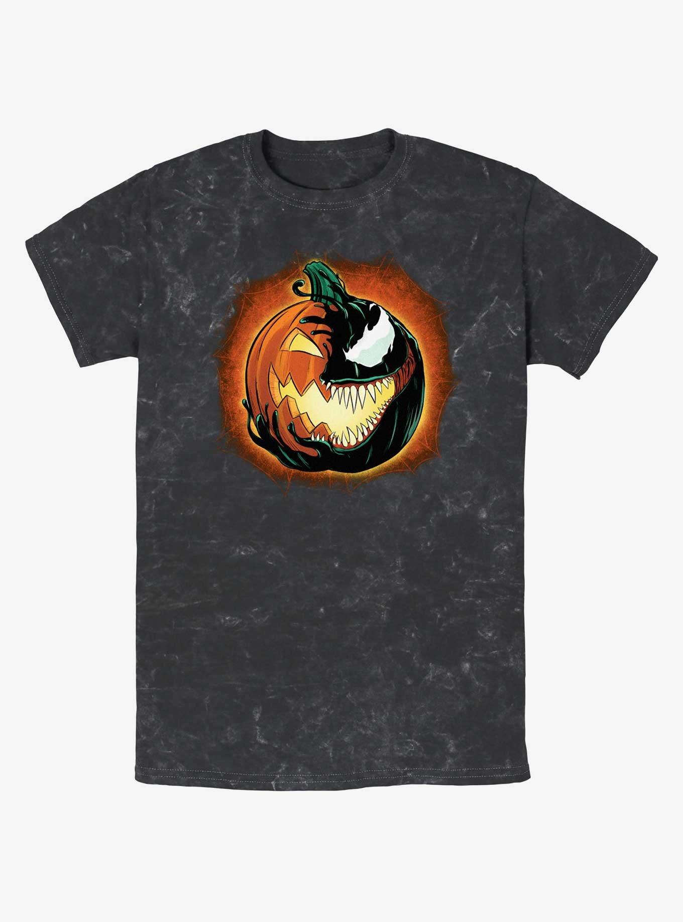 Marvel Venom Venomized Pumpkin Mineral Wash T-Shirt, , hi-res