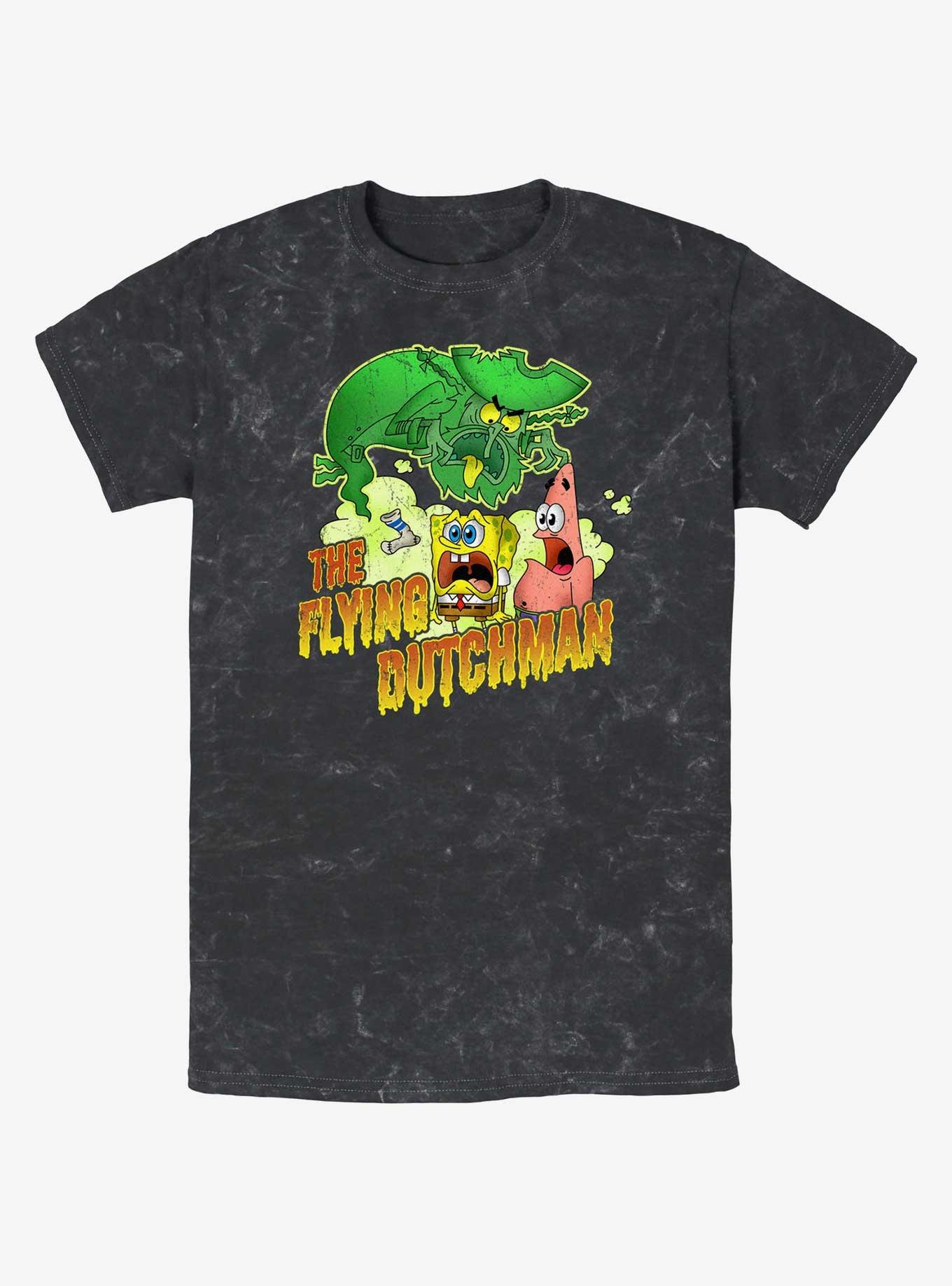 SpongeBob SquarePants Flying Dutchman Mineral Wash T-Shirt