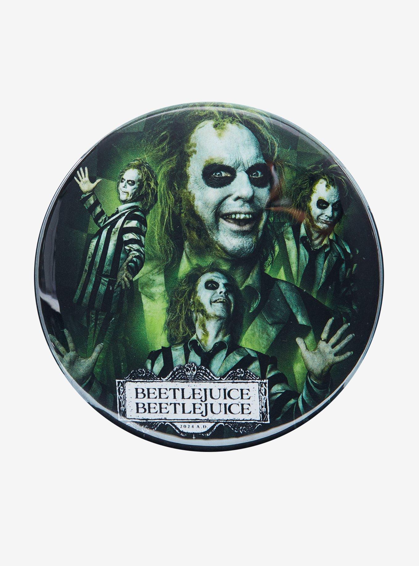 Beetlejuice Beetlejuice Collage 3 Inch Button, , hi-res