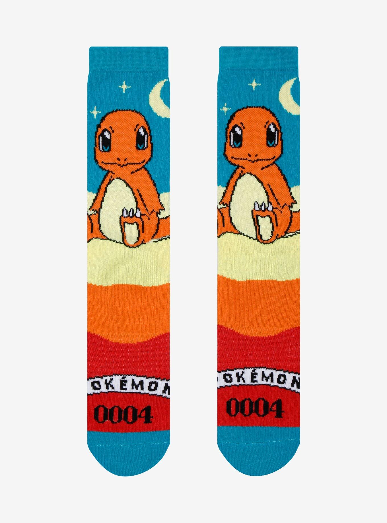 Pokémon Charmander Scenic Crew Socks, , hi-res