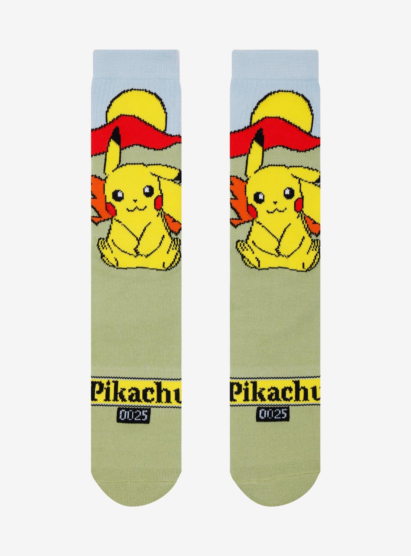 Pokémon Pikachu Scenic Crew Socks, , hi-res