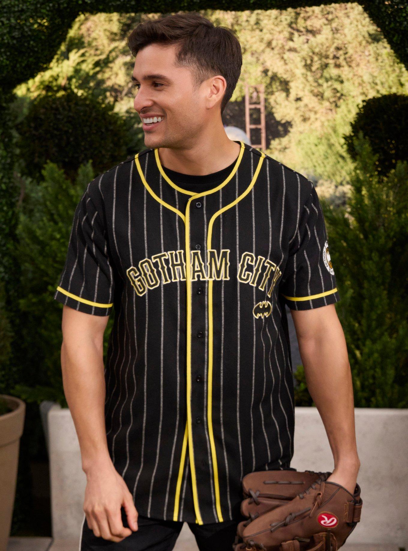 DC Comics Batman Gotham City Striped Baseball Jersey BoxLunch