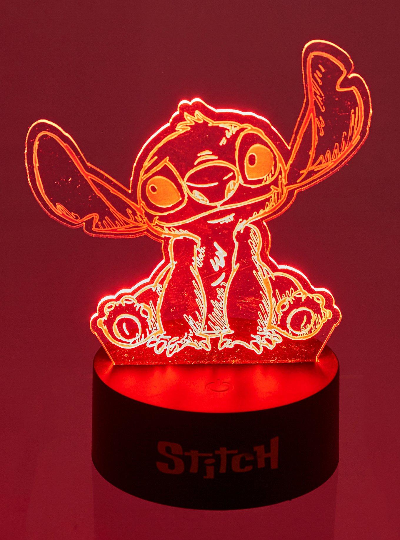 Disney Lilo & Stitch Sitting Stitch Color Changing LED Lamp, , hi-res