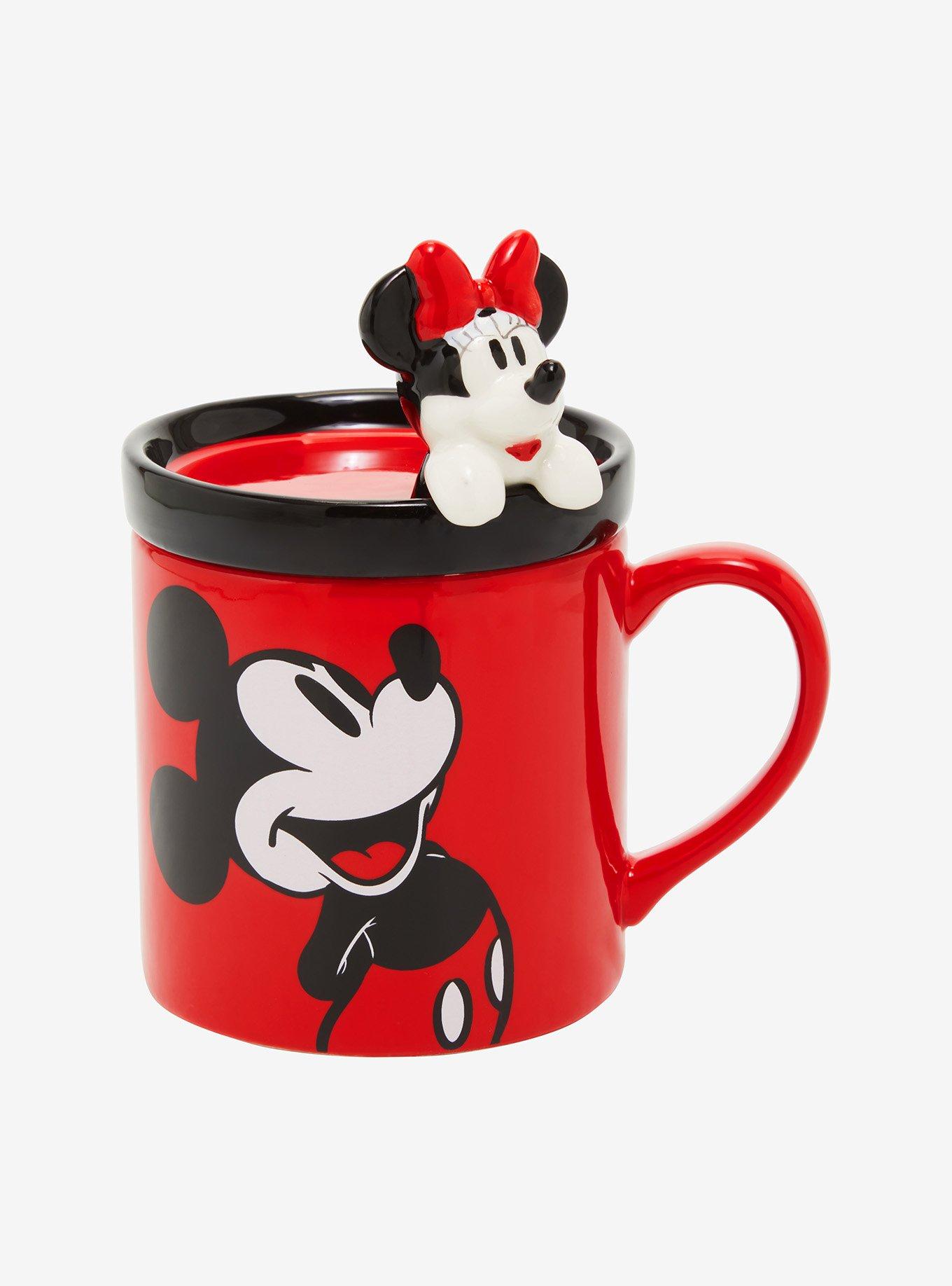 Disney Mickey and Minnie Mouse Mug & Coaster Set, , hi-res