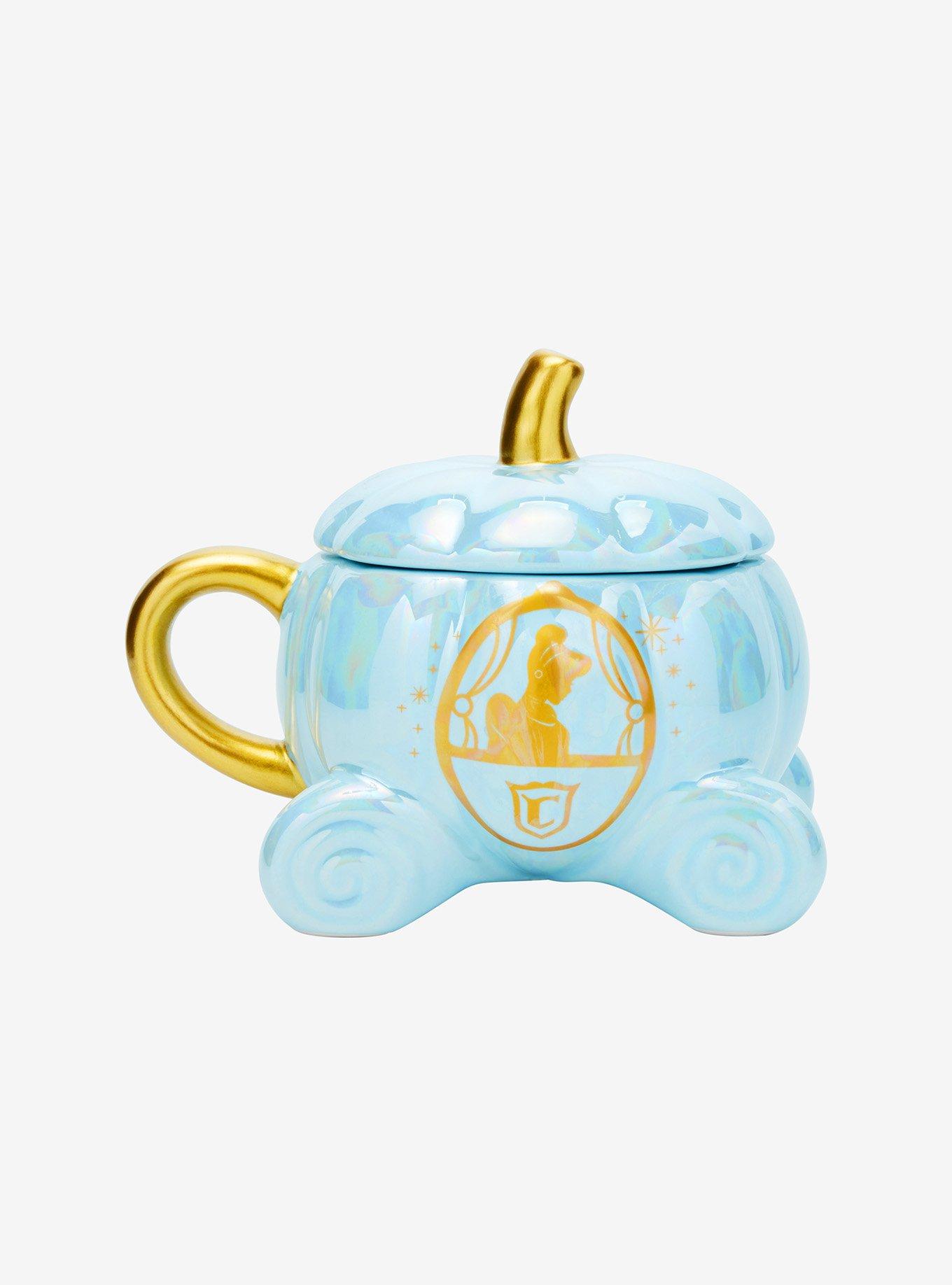 Disney Cinderella Carriage Mug with Lid, , hi-res