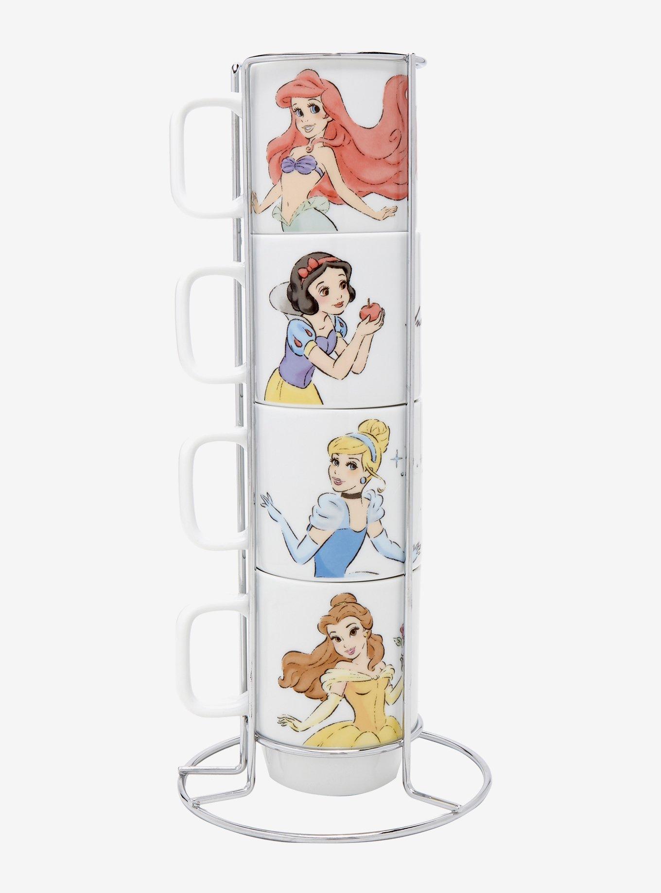 Disney Princess Illustrated Stacking Mug Set, , hi-res